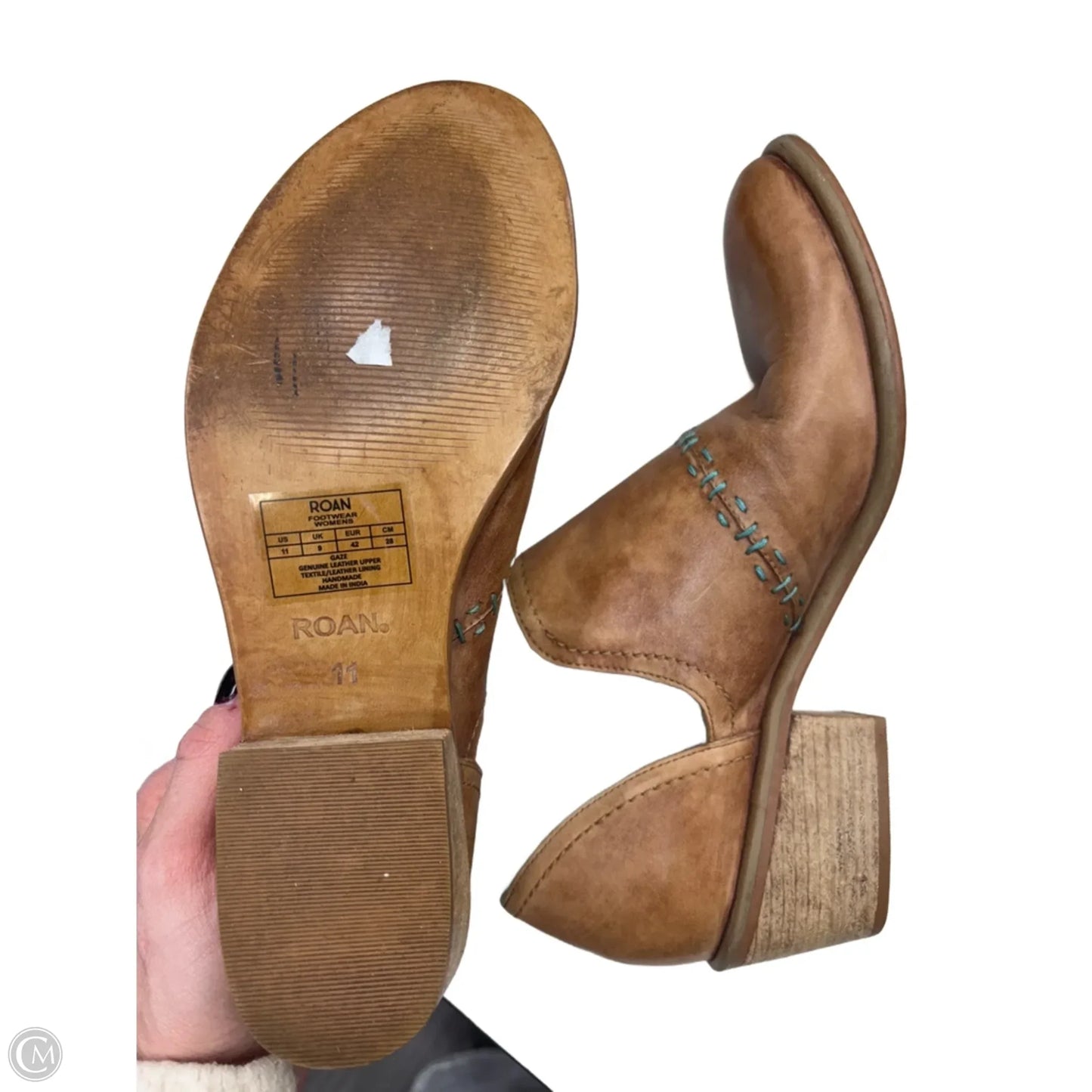 Boots Ankle Heels By Bed Stu In Tan, Size: 11