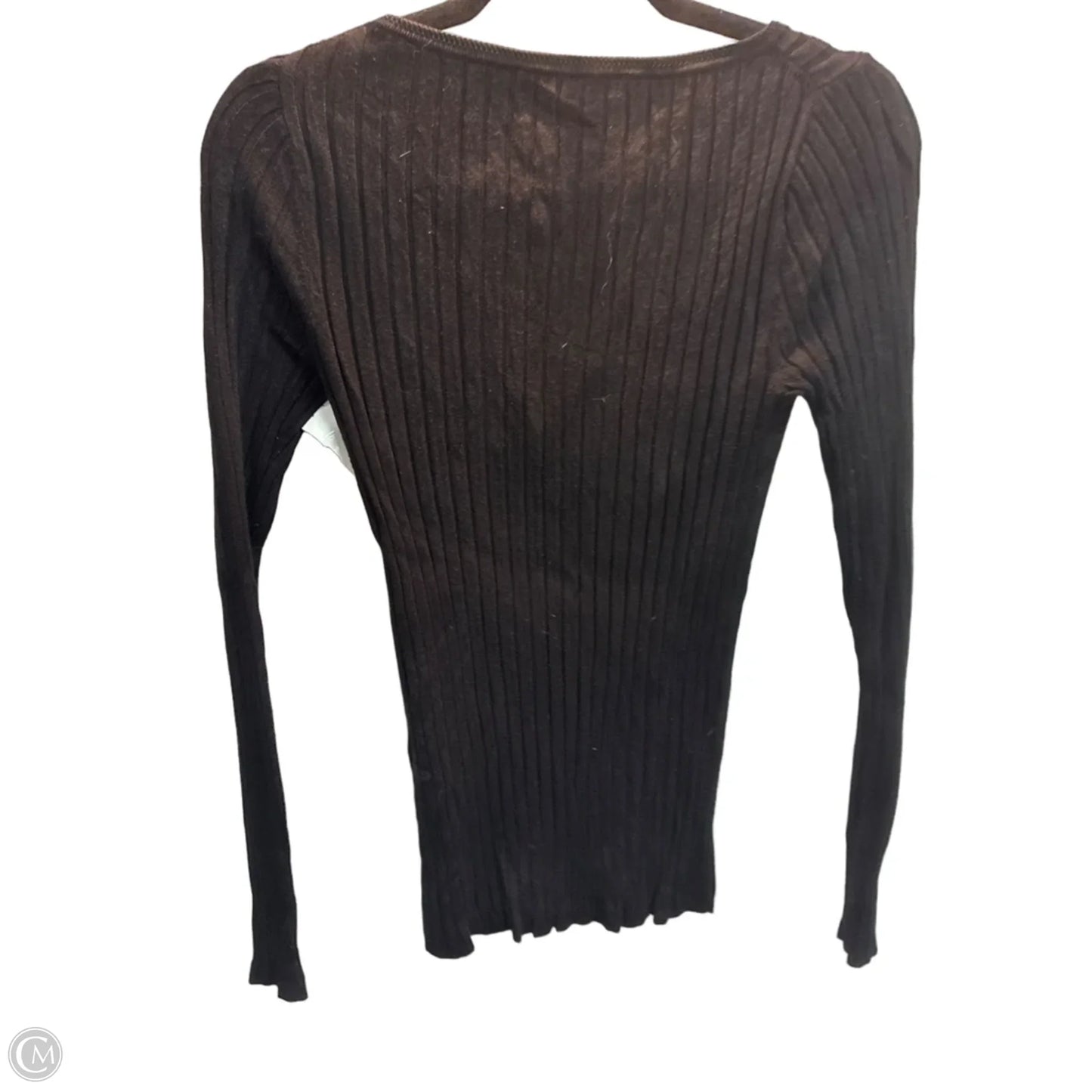 Top Long Sleeve By White House Black Market In Black, Size: S