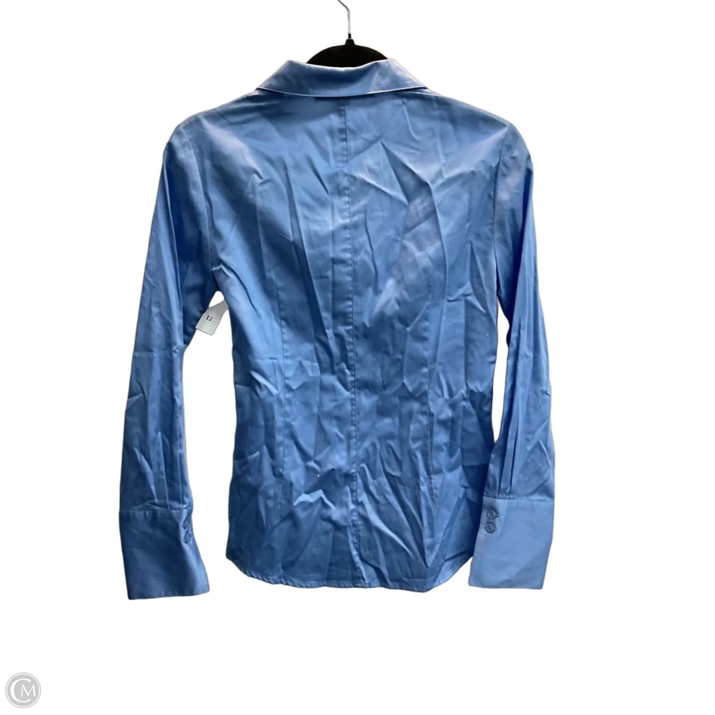 Blouse Long Sleeve By Antonio Melani In Blue, Size: Xs