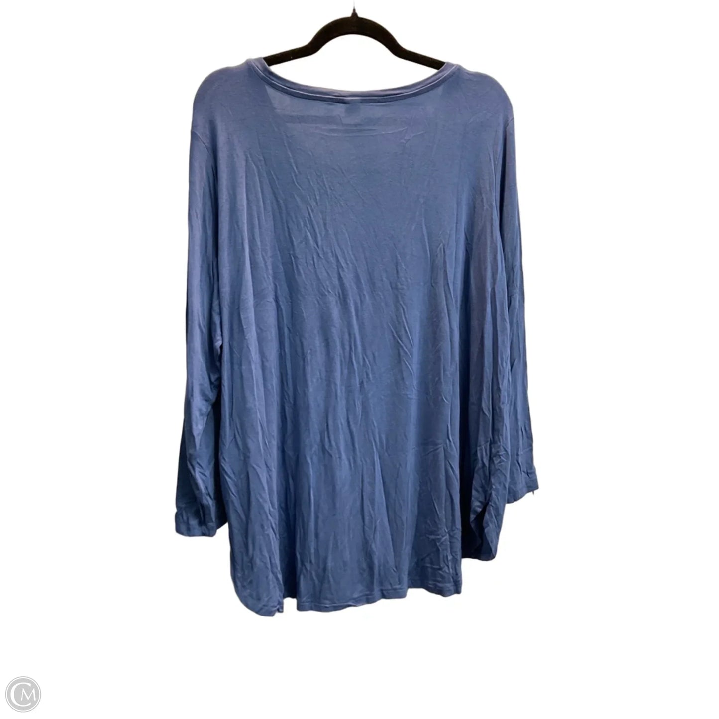 Top Long Sleeve Basic By Old Navy In Blue, Size: Xxl