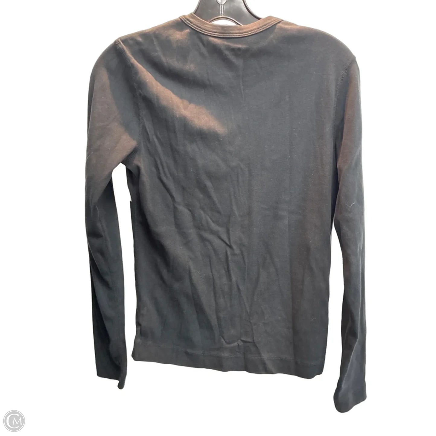 Top Long Sleeve Basic By Three Dots In Black, Size: M