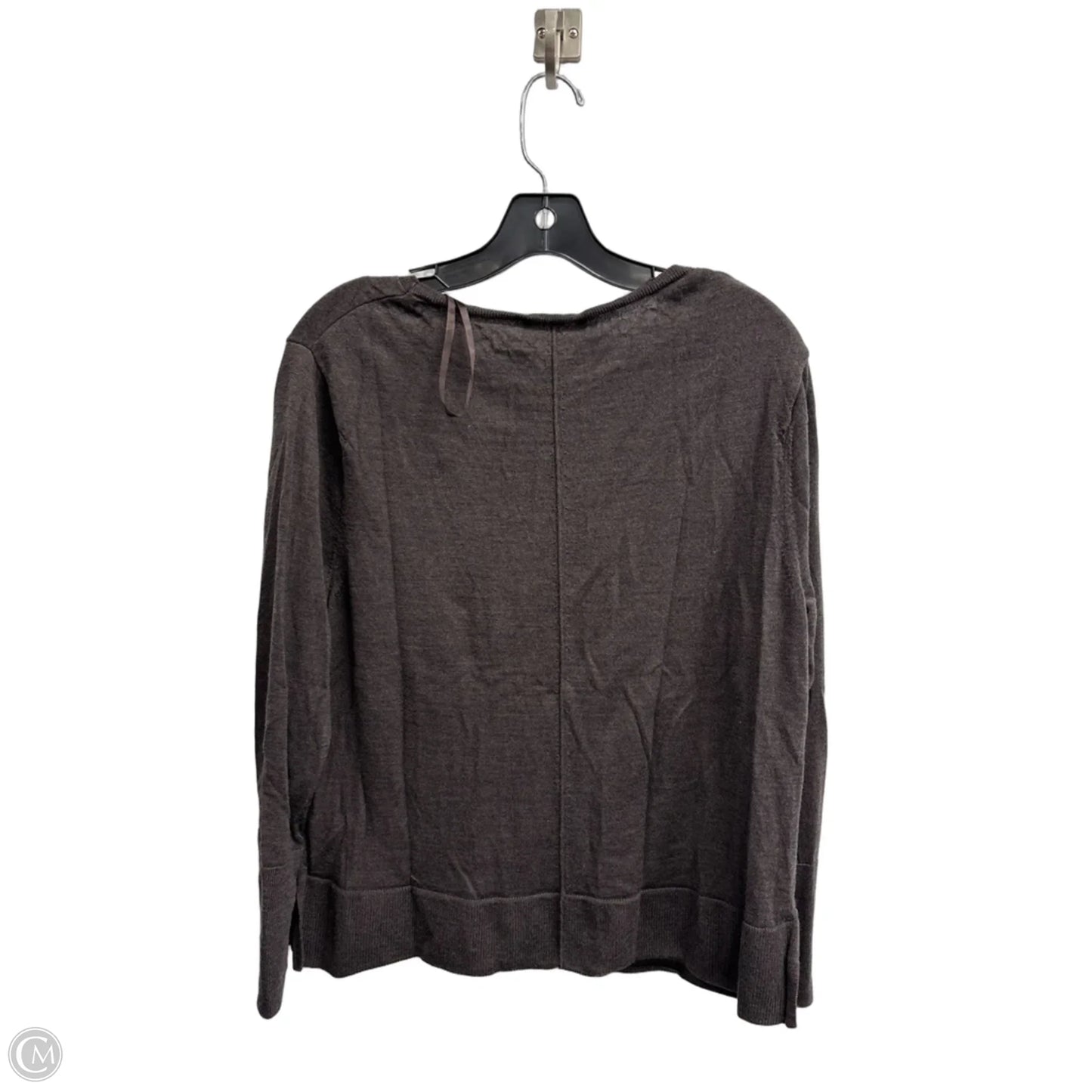 Top Long Sleeve By Banana Republic In Brown, Size: Xl