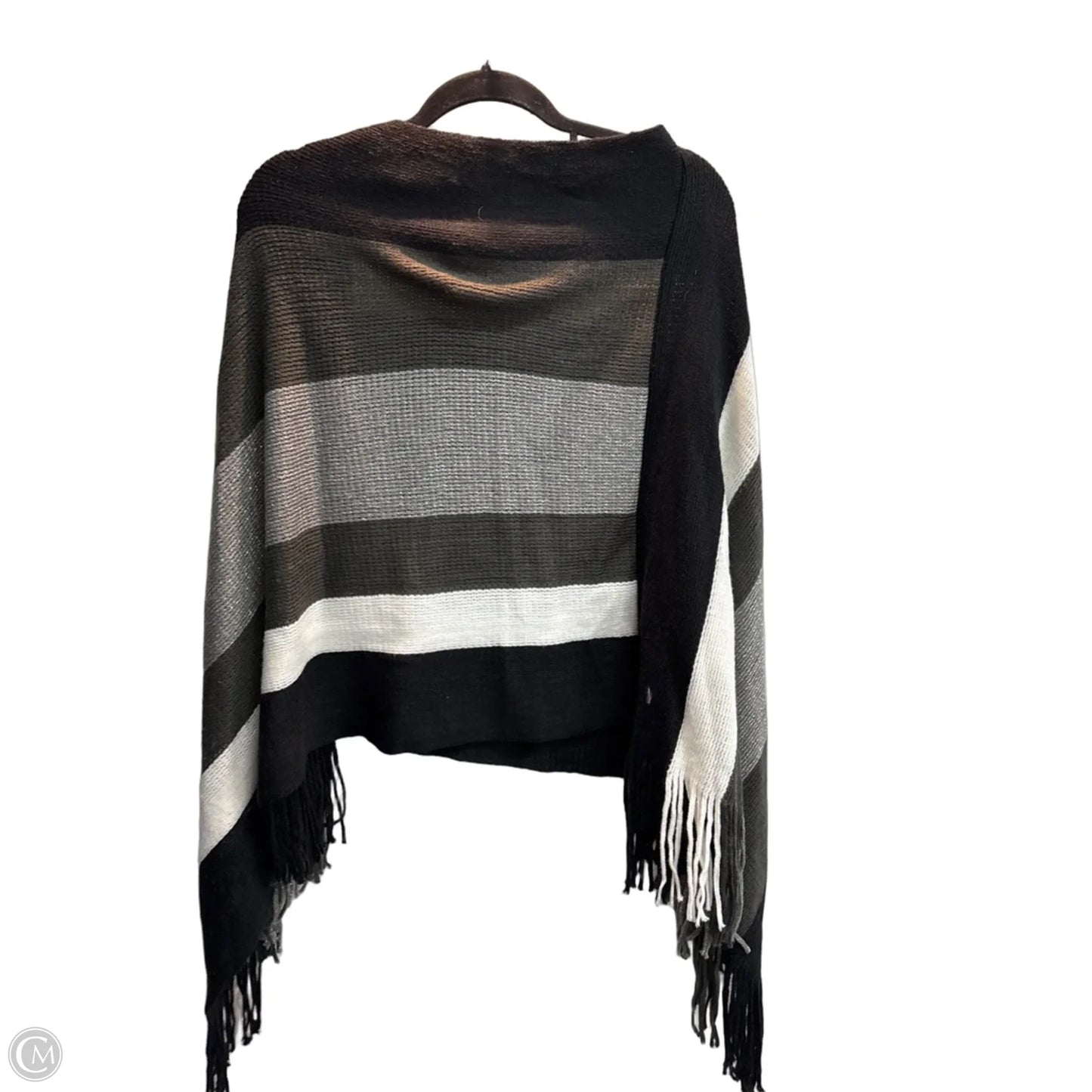 Poncho By Clothes Mentor In Grey, Size: 0