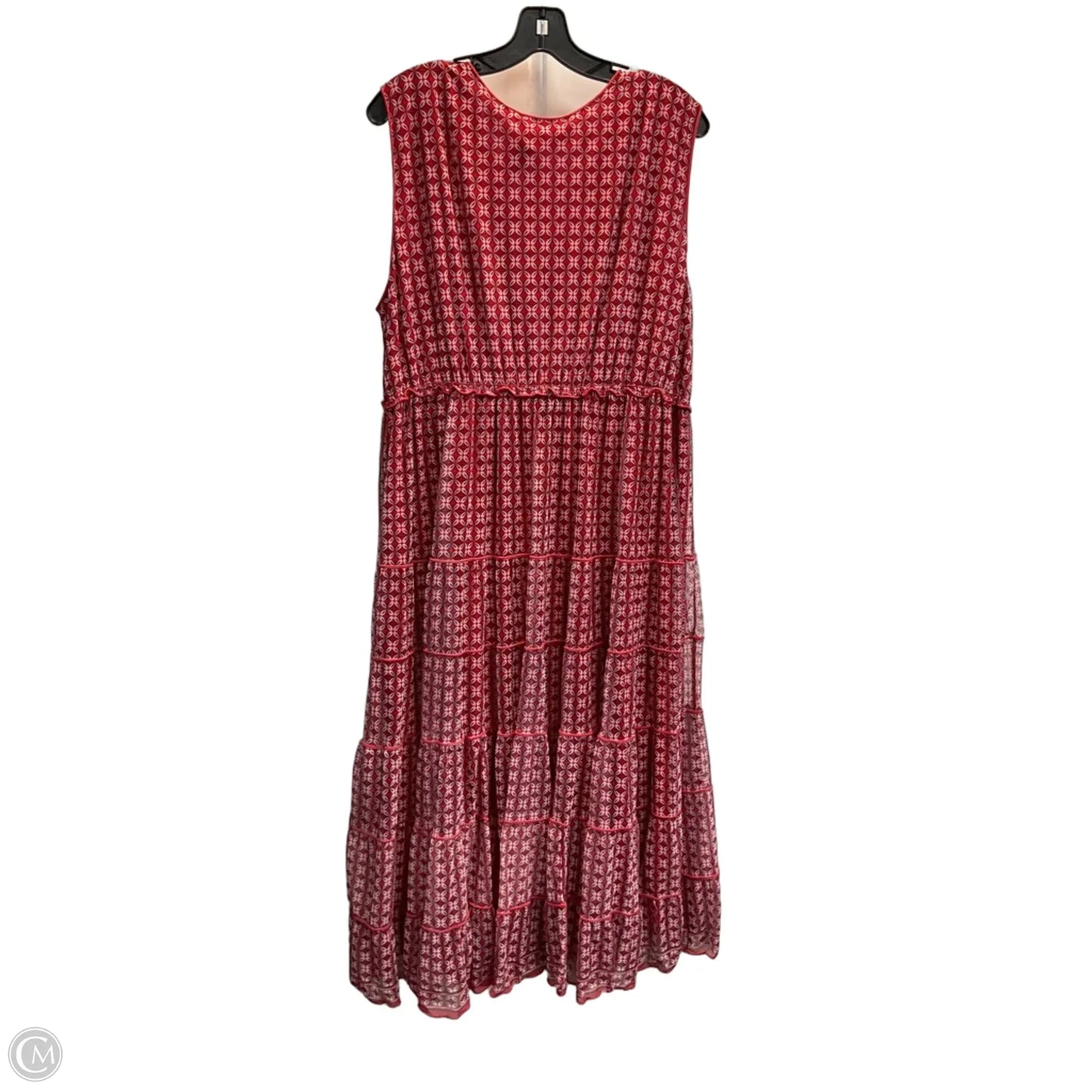 Dress Party Midi By Max Studio In Red, Size: 2x