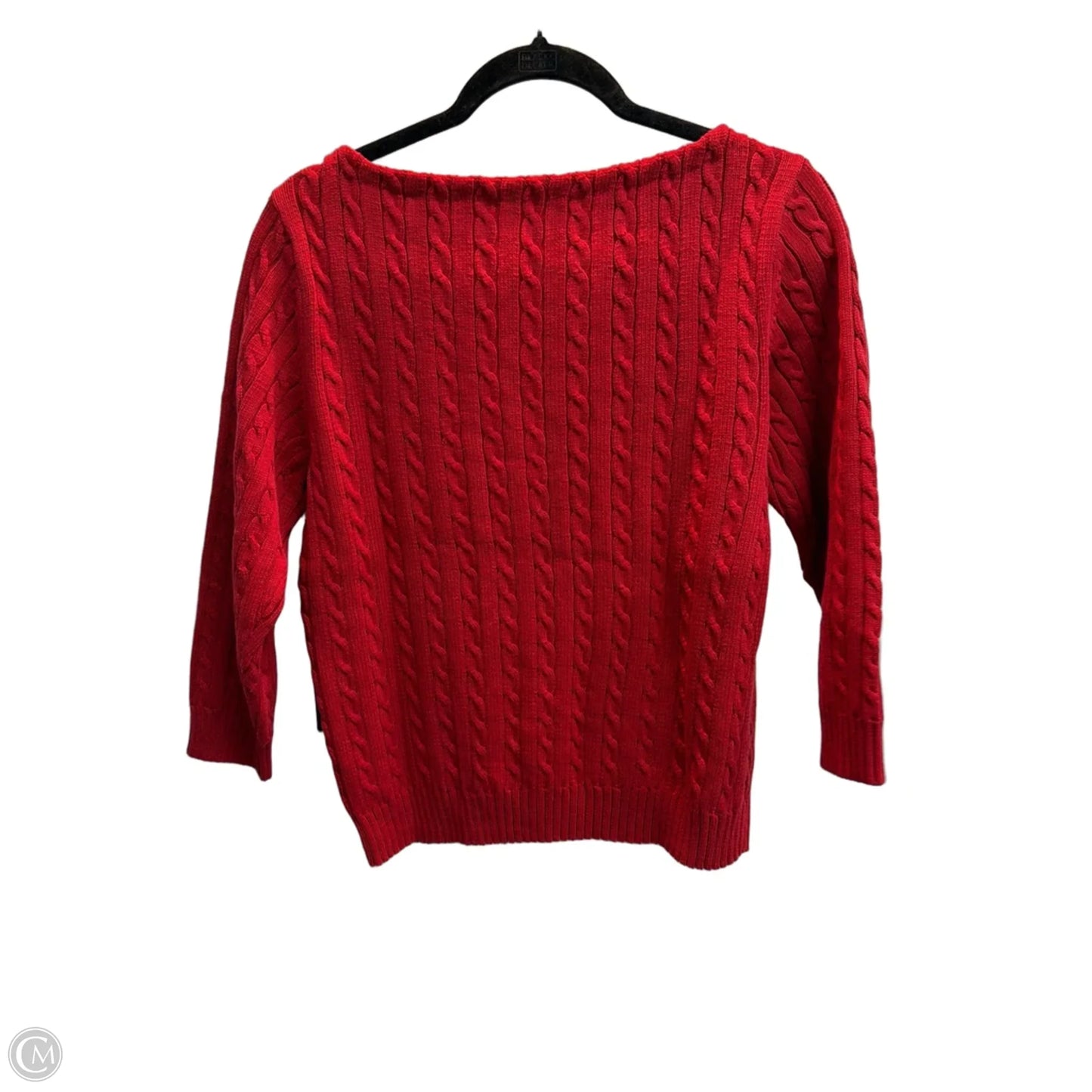 Sweater By Ralph Lauren In Red, Size: L