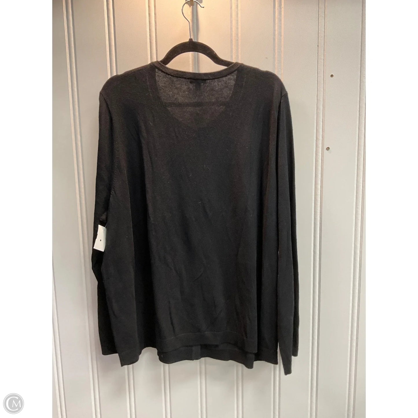 Cardigan By Talbots In Black, Size: 3x