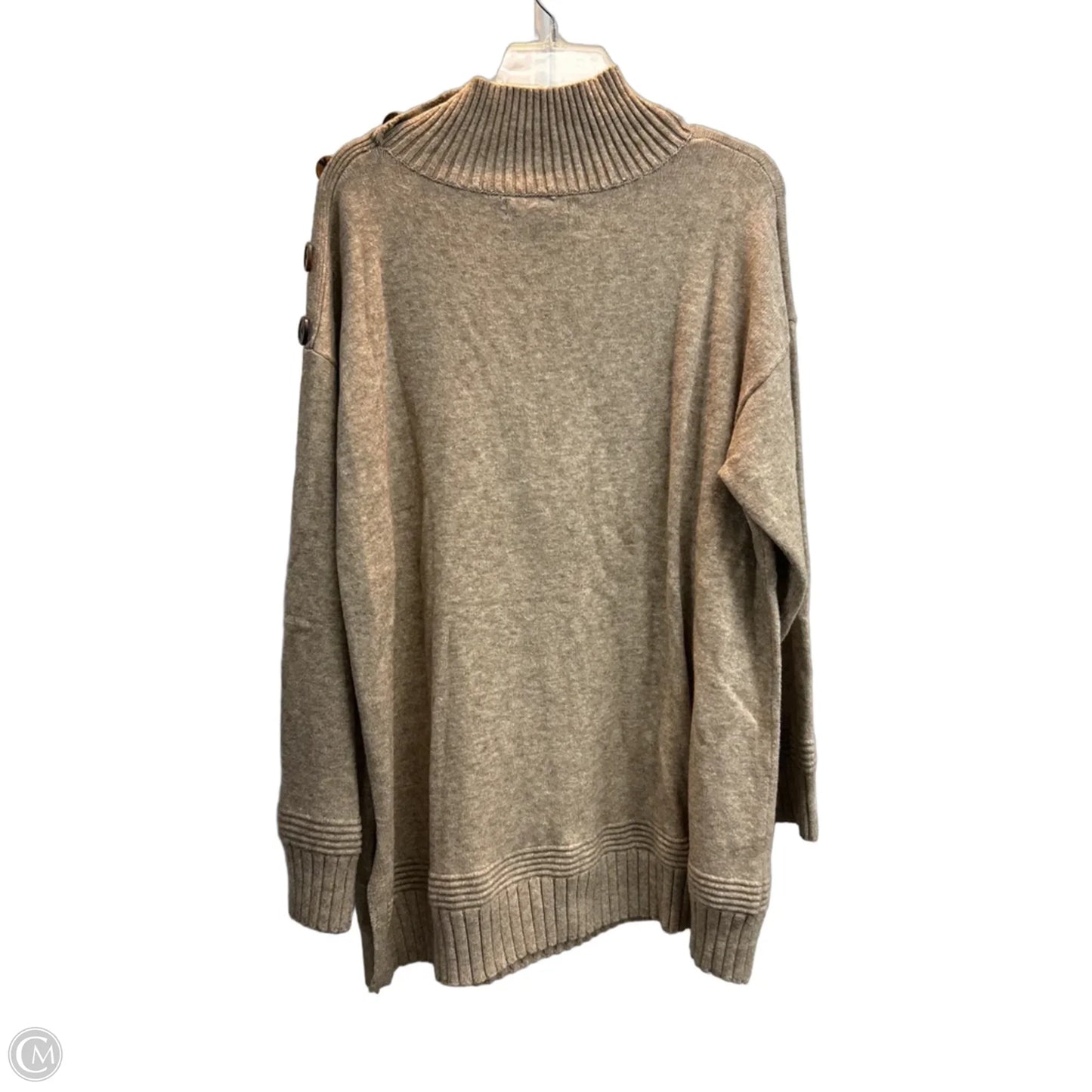 Sweater By Anthropologie In Tan, Size: Xl