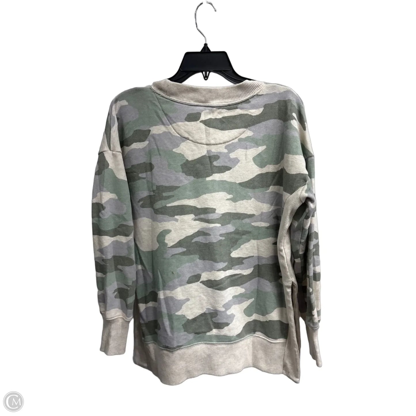 Sweatshirt Crewneck By Aerie In Camouflage Print, Size: Xs