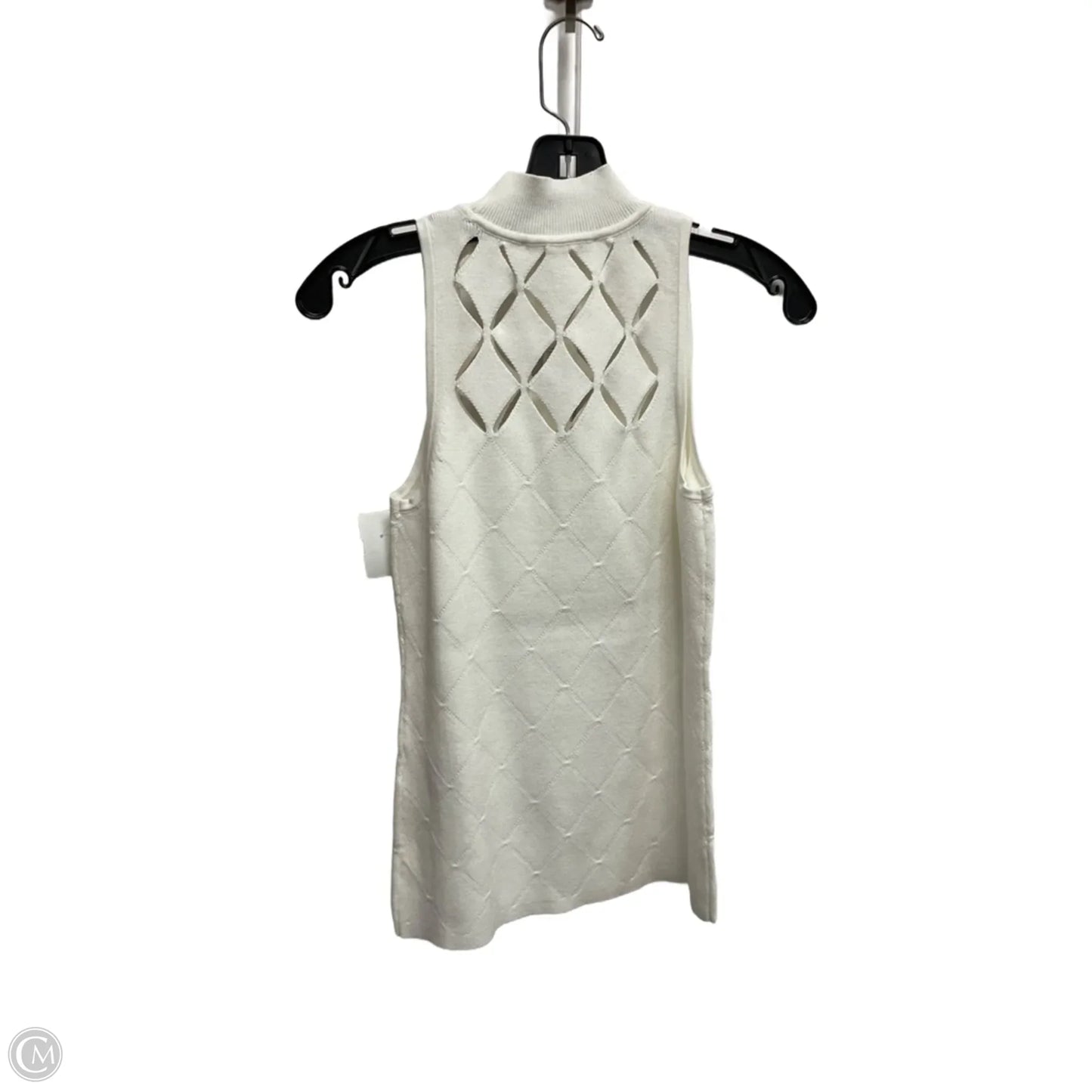 Top Sleeveless By White House Black Market In White, Size: Xs