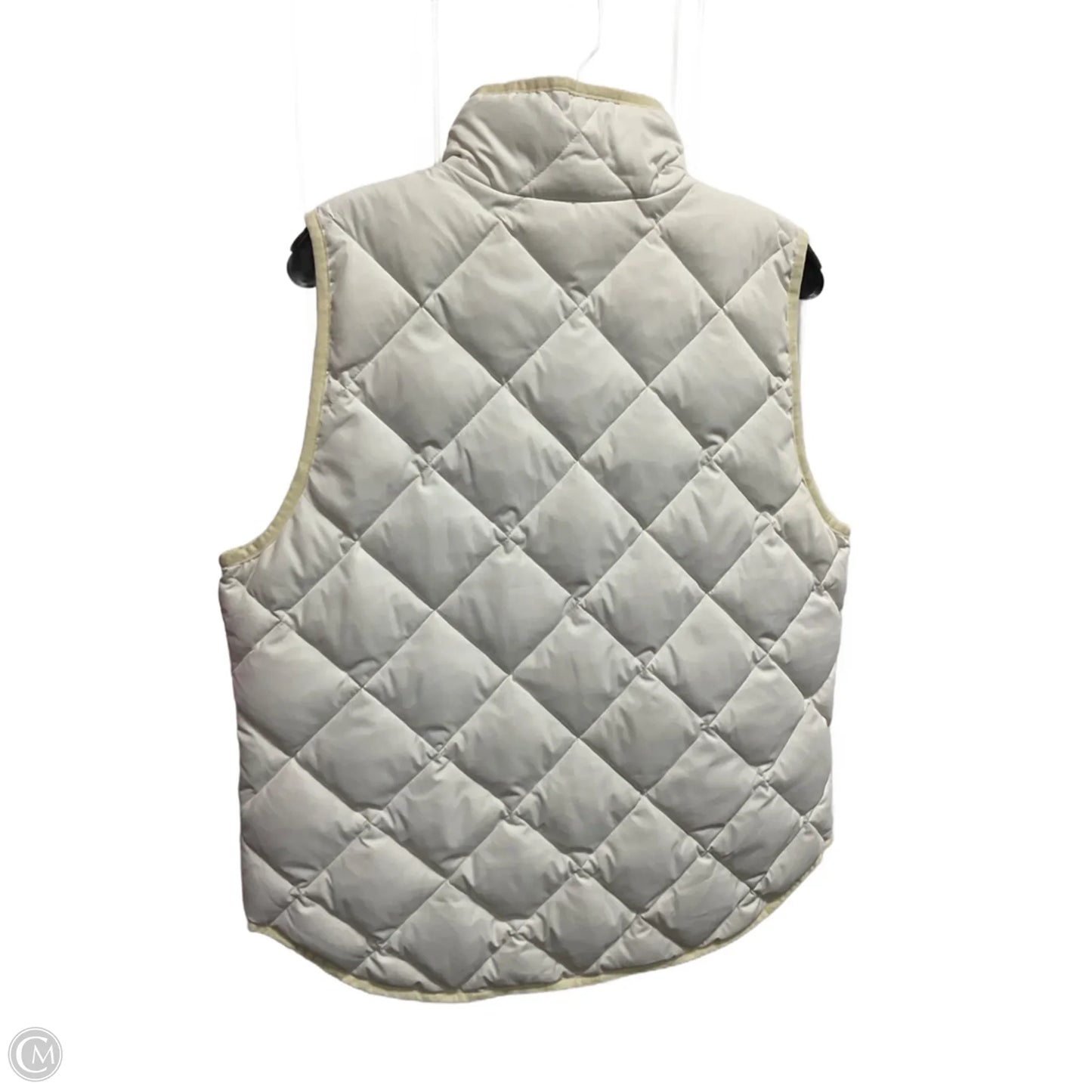 Vest Puffer & Quilted By J. Crew In White, Size: L