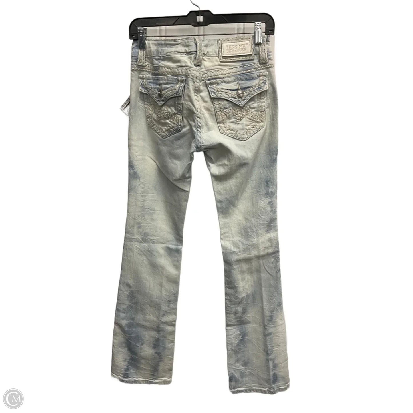 Jeans Skinny By Miss Me In Blue Denim, Size: 4