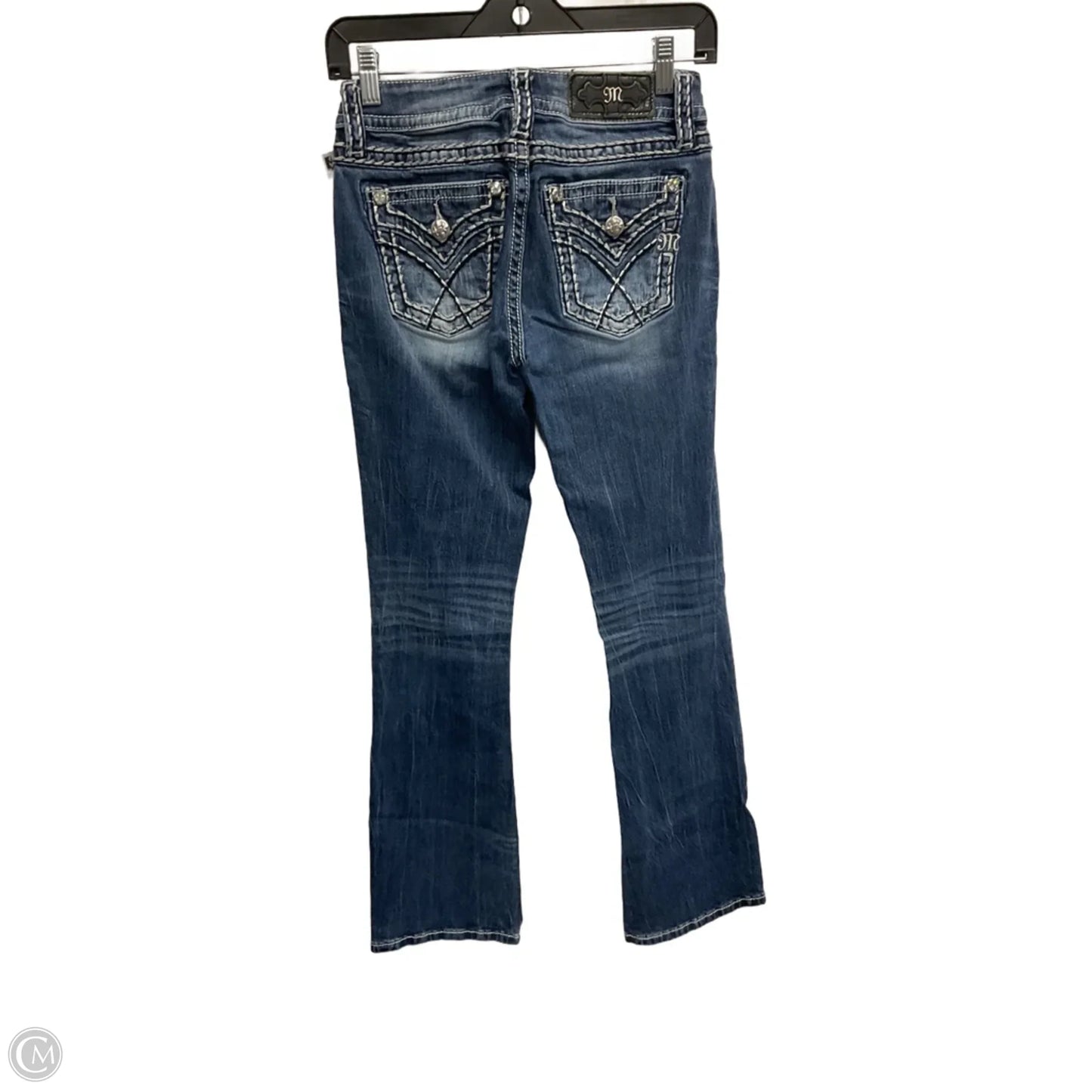 Jeans Boot Cut By Miss Me In Blue Denim, Size: 0