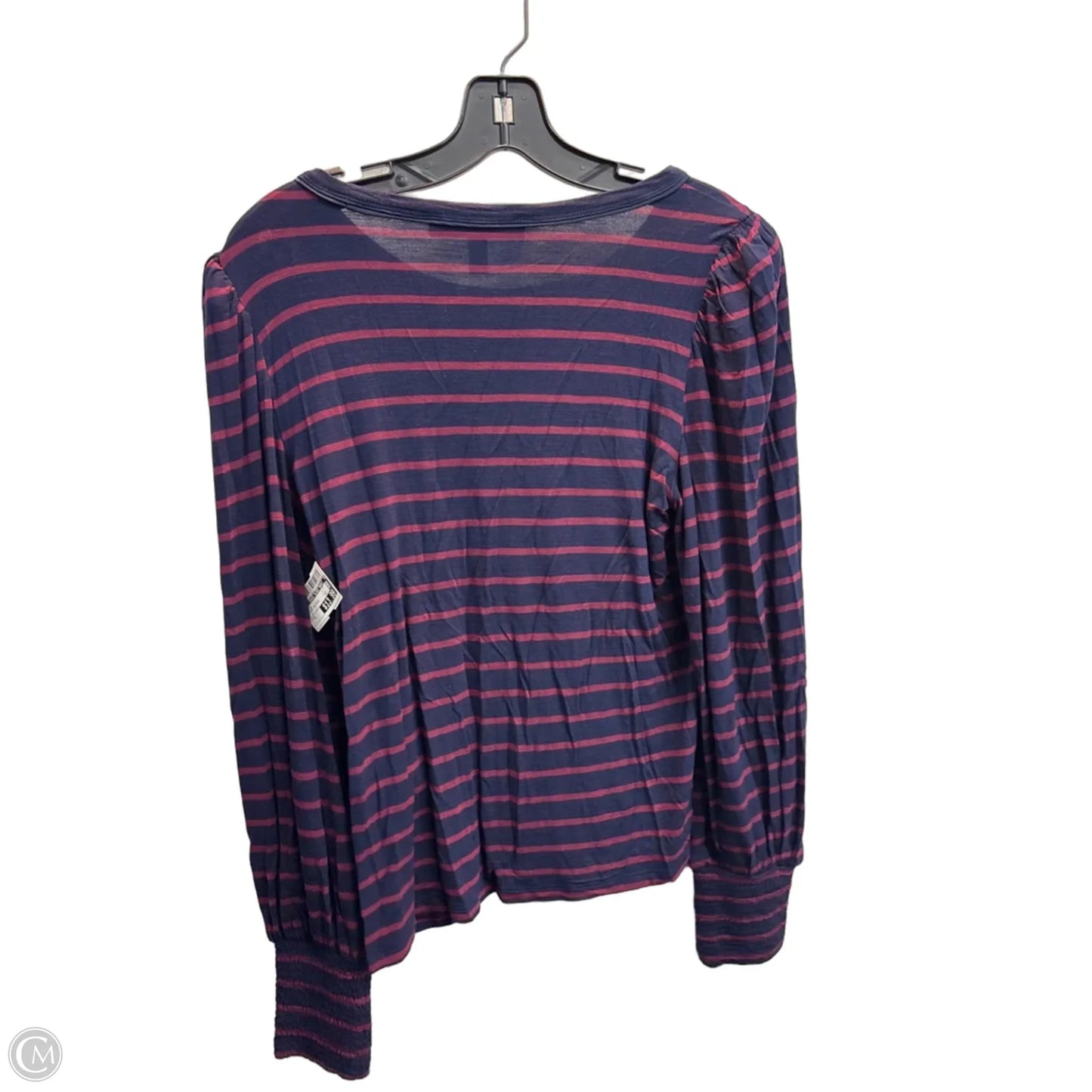 Top Long Sleeve By White House Black Market In Striped Pattern, Size: S
