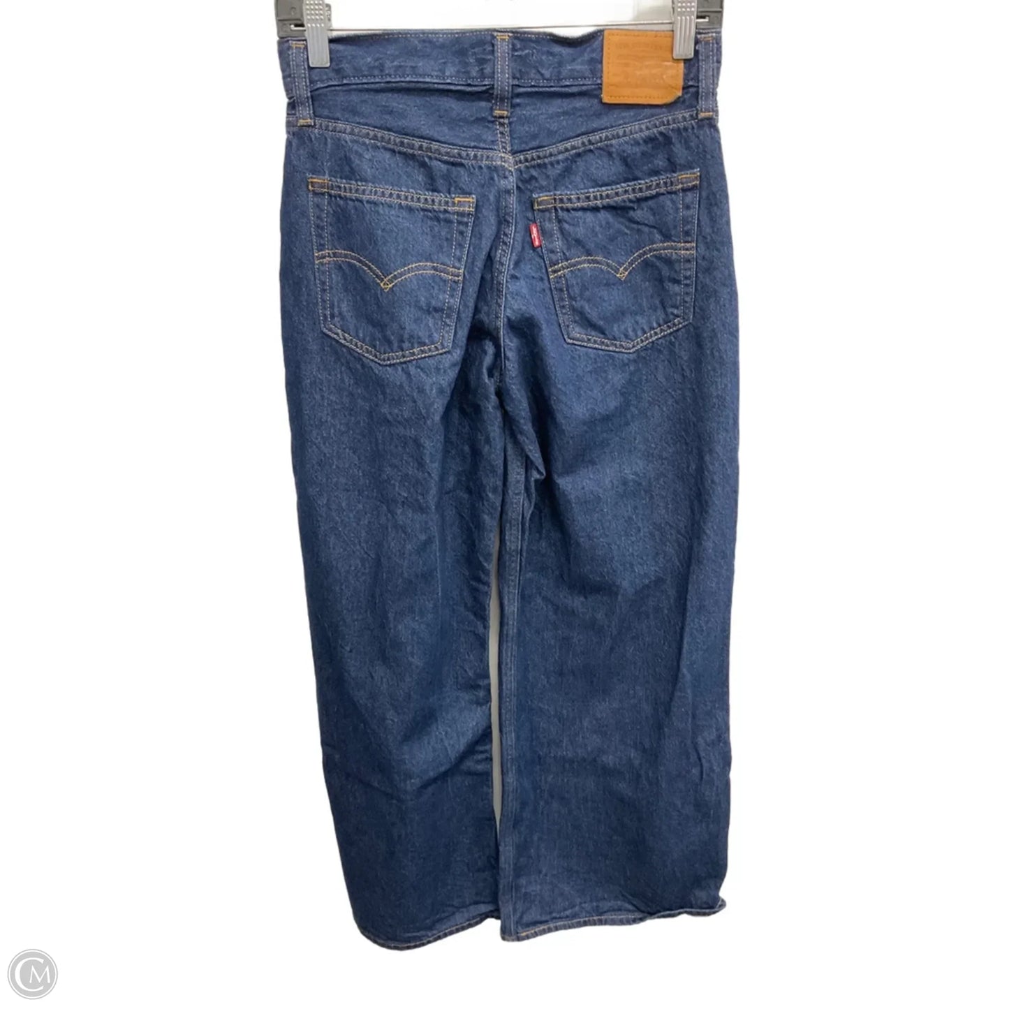 Jeans Wide Leg By Levis In Blue Denim, Size: 2
