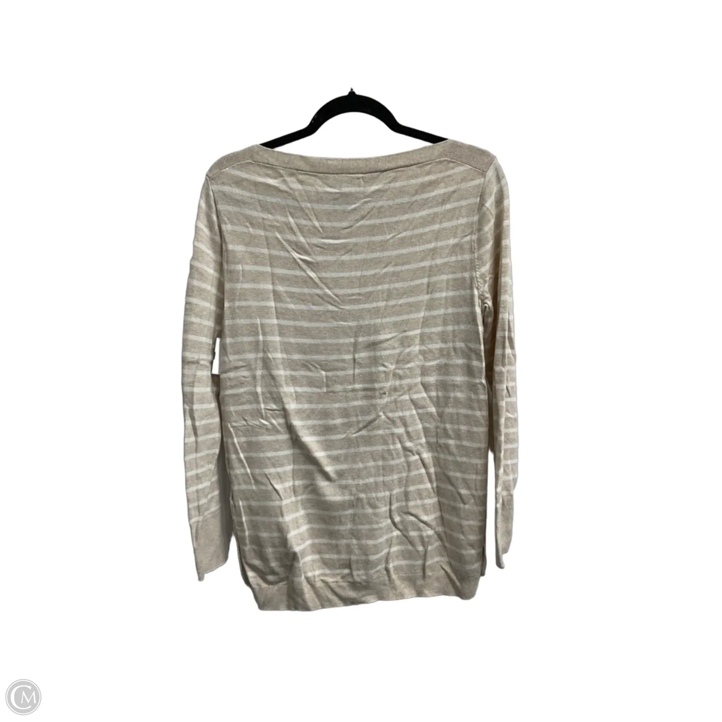 Top Long Sleeve By J. Crew In Striped Pattern, Size: M