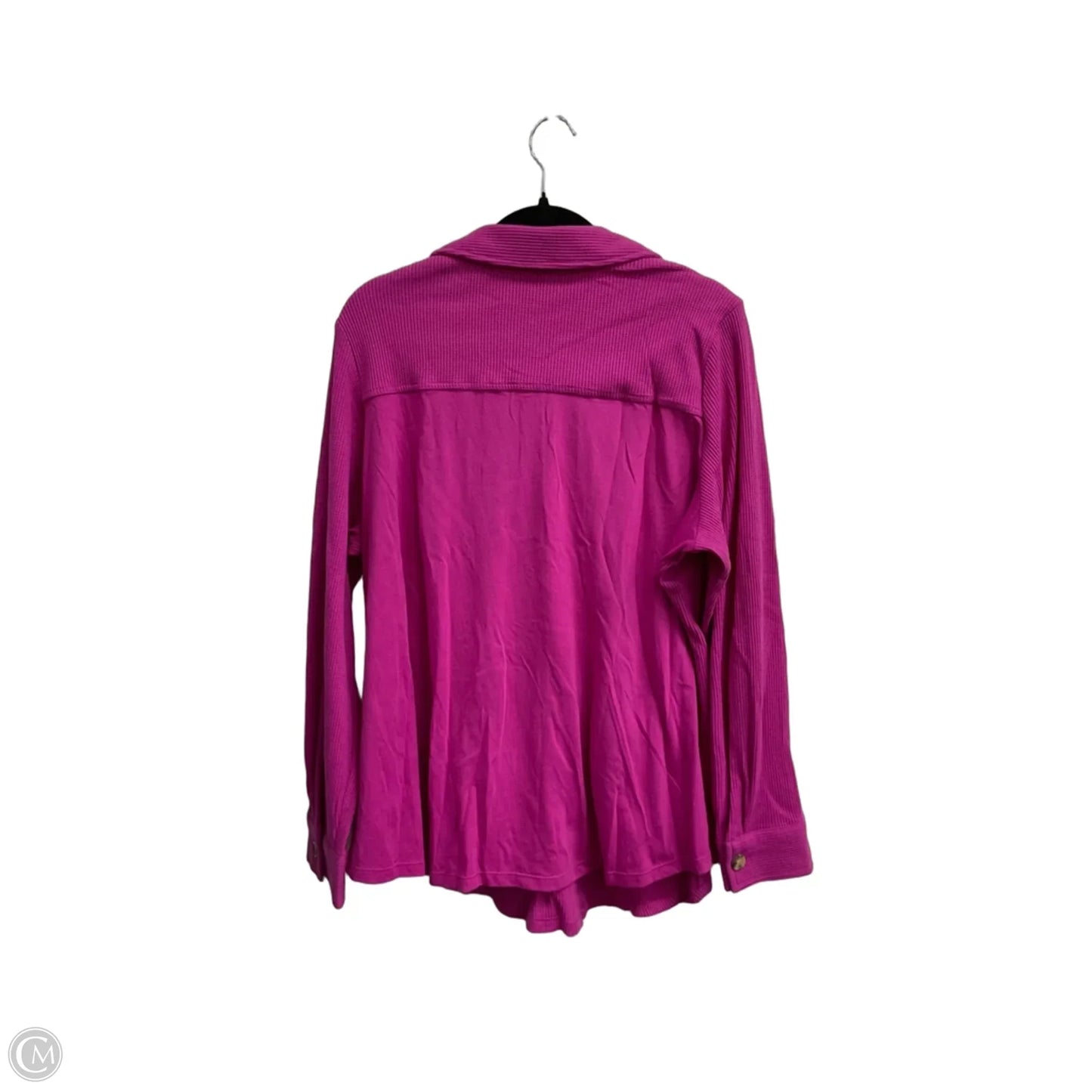 Top Long Sleeve By Belle By Kim Gravel In Pink, Size: Xl