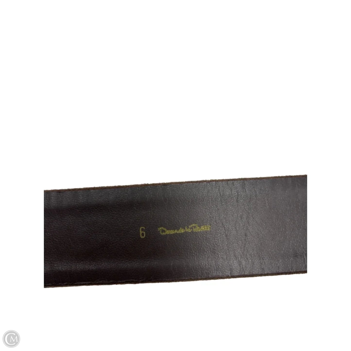 Belt Luxury Designer By Oscar De La Renta, Size: Small