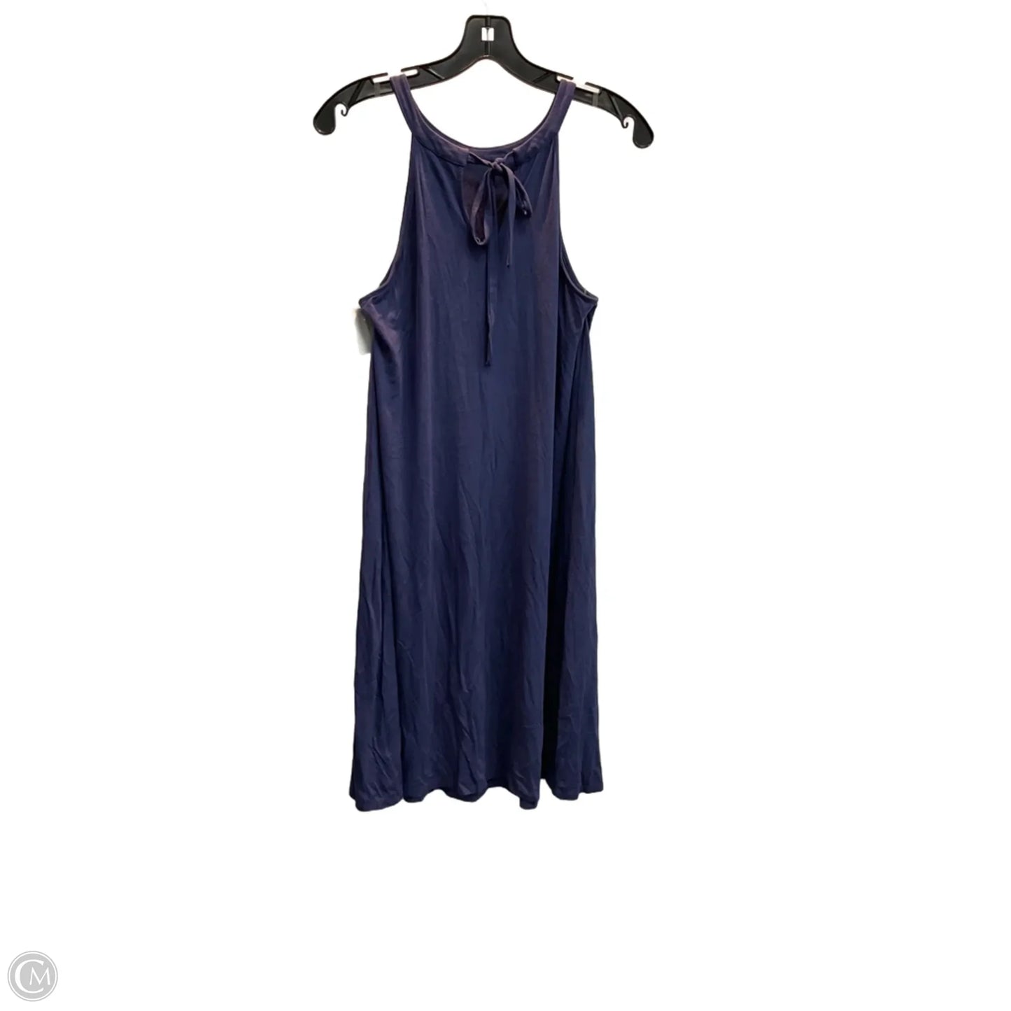 Dress Casual Midi By Time And Tru In Blue, Size: M