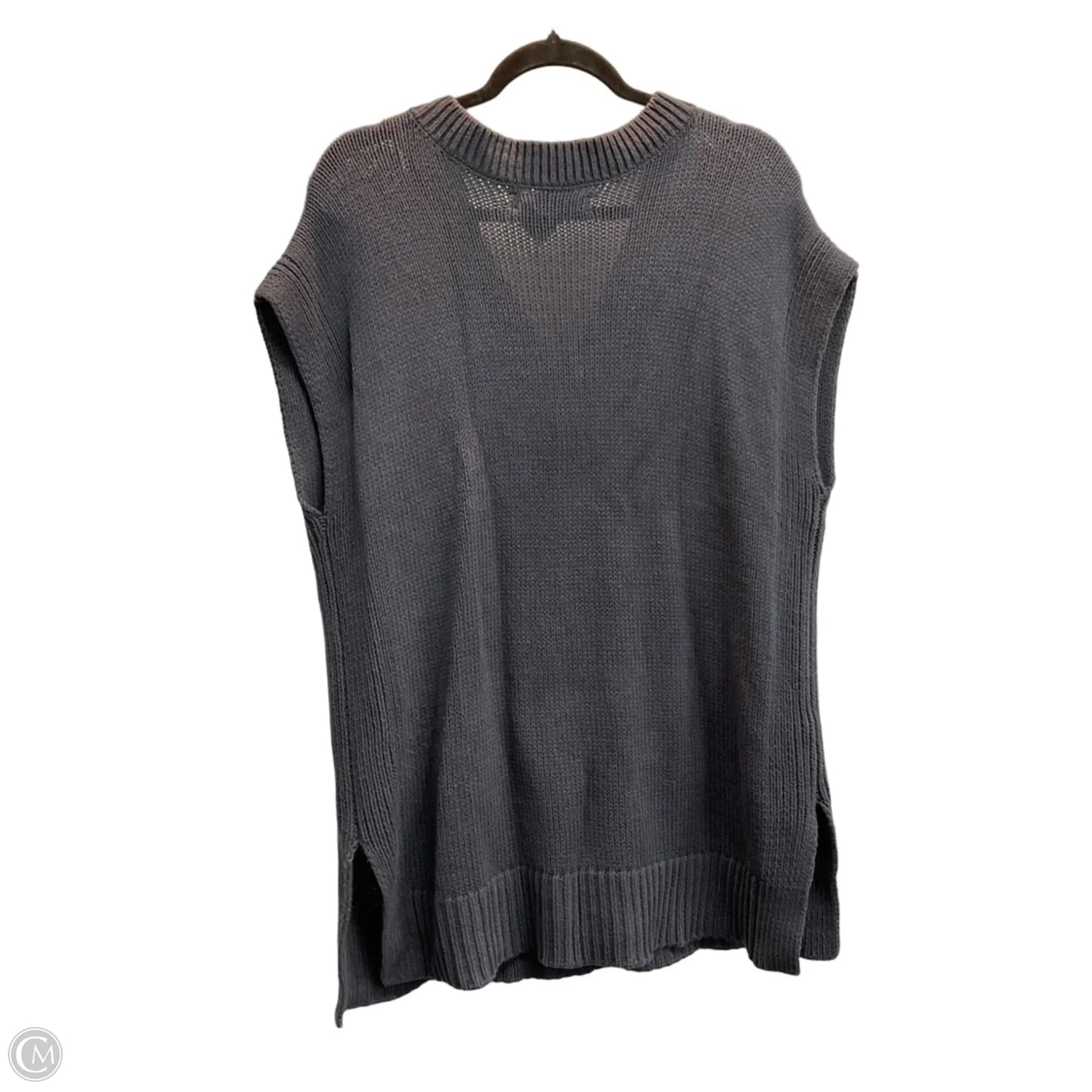 Vest Sweater By Loft In Grey, Size: L