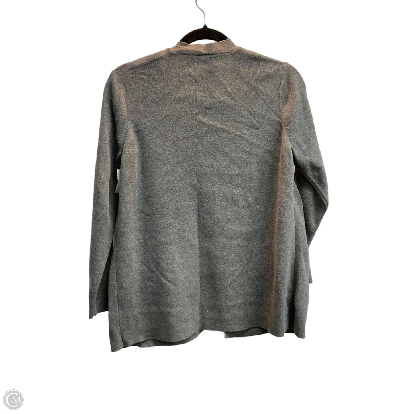 Sweater Cardigan By Croft And Barrow In Grey, Size: Mp