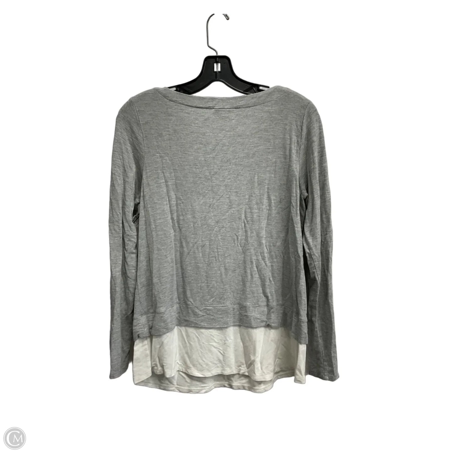 Top Long Sleeve By J. Jill In Grey, Size: S