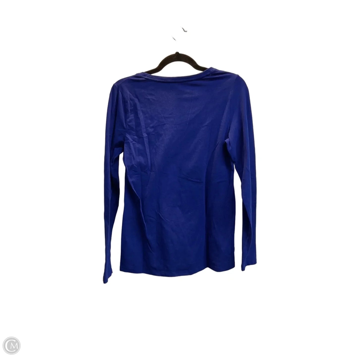 Top Long Sleeve Basic By Michael By Michael Kors In Blue, Size: S