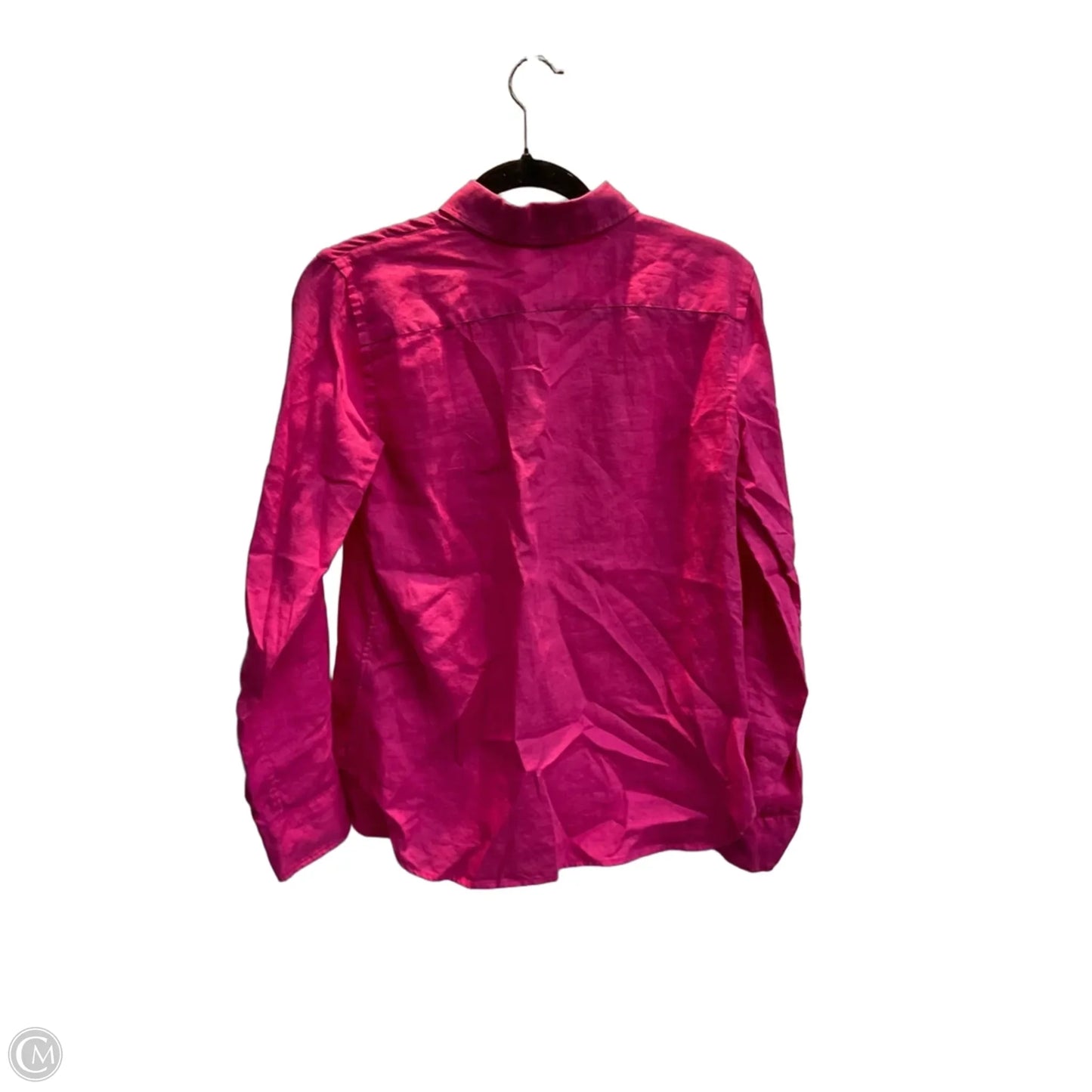 Blouse Long Sleeve By Lauren By Ralph Lauren In Pink, Size: Xs