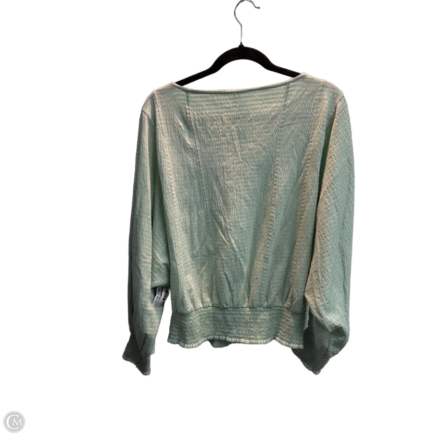 Top Long Sleeve By Anthropologie In Green, Size: M