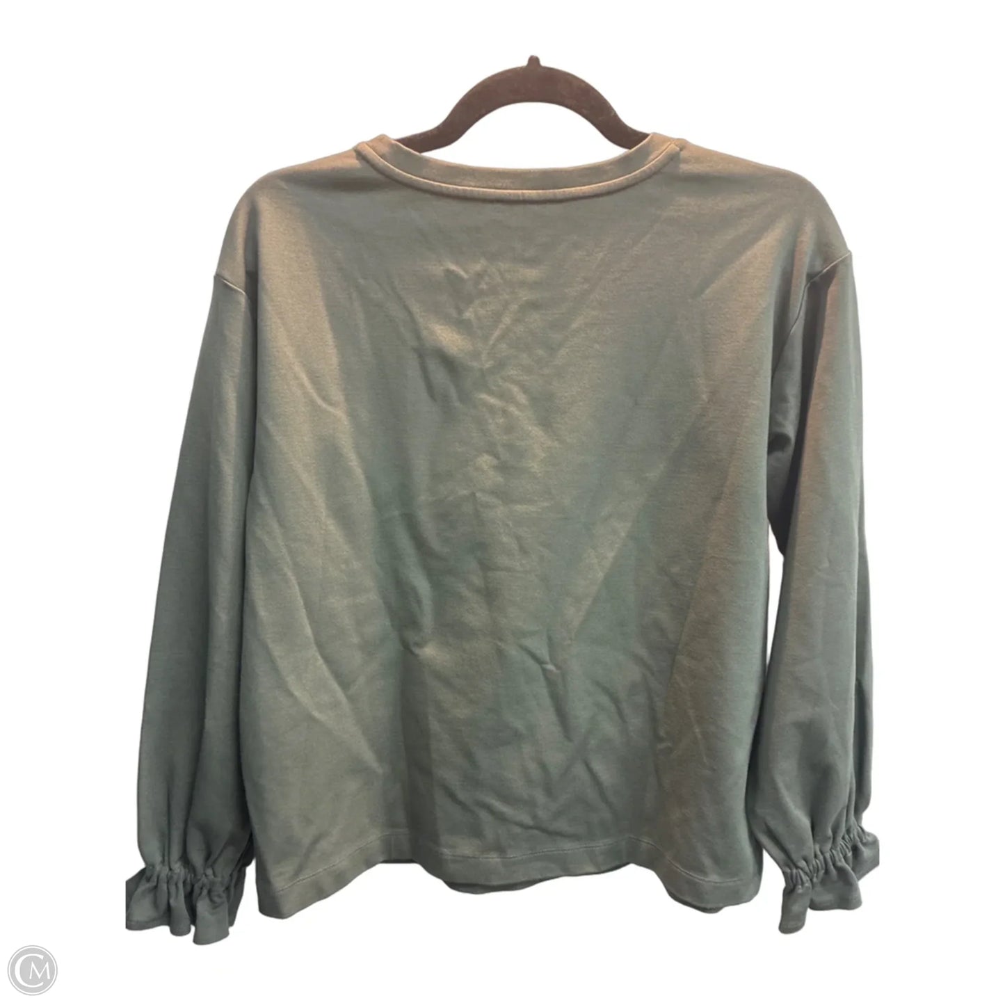 Top Long Sleeve By Ann Taylor In Green, Size: Xs