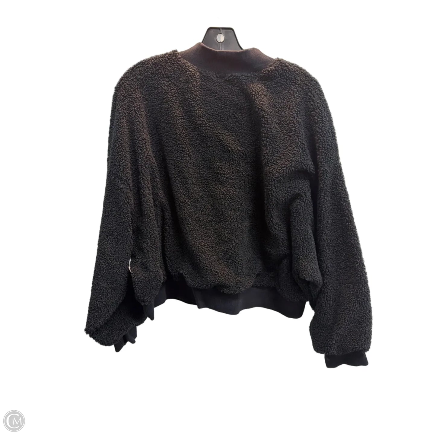 Sweatshirt Crewneck By Fabletics In Black, Size: 1x