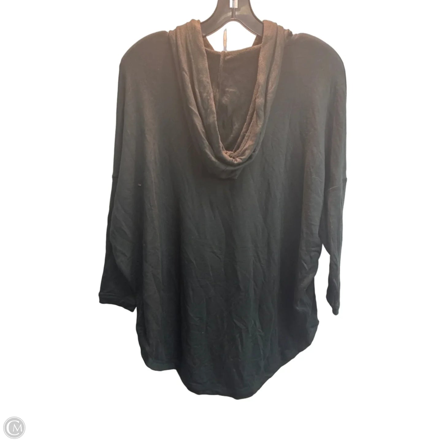 Sweatshirt Hoodie By Lou And Grey In Black, Size: Xs