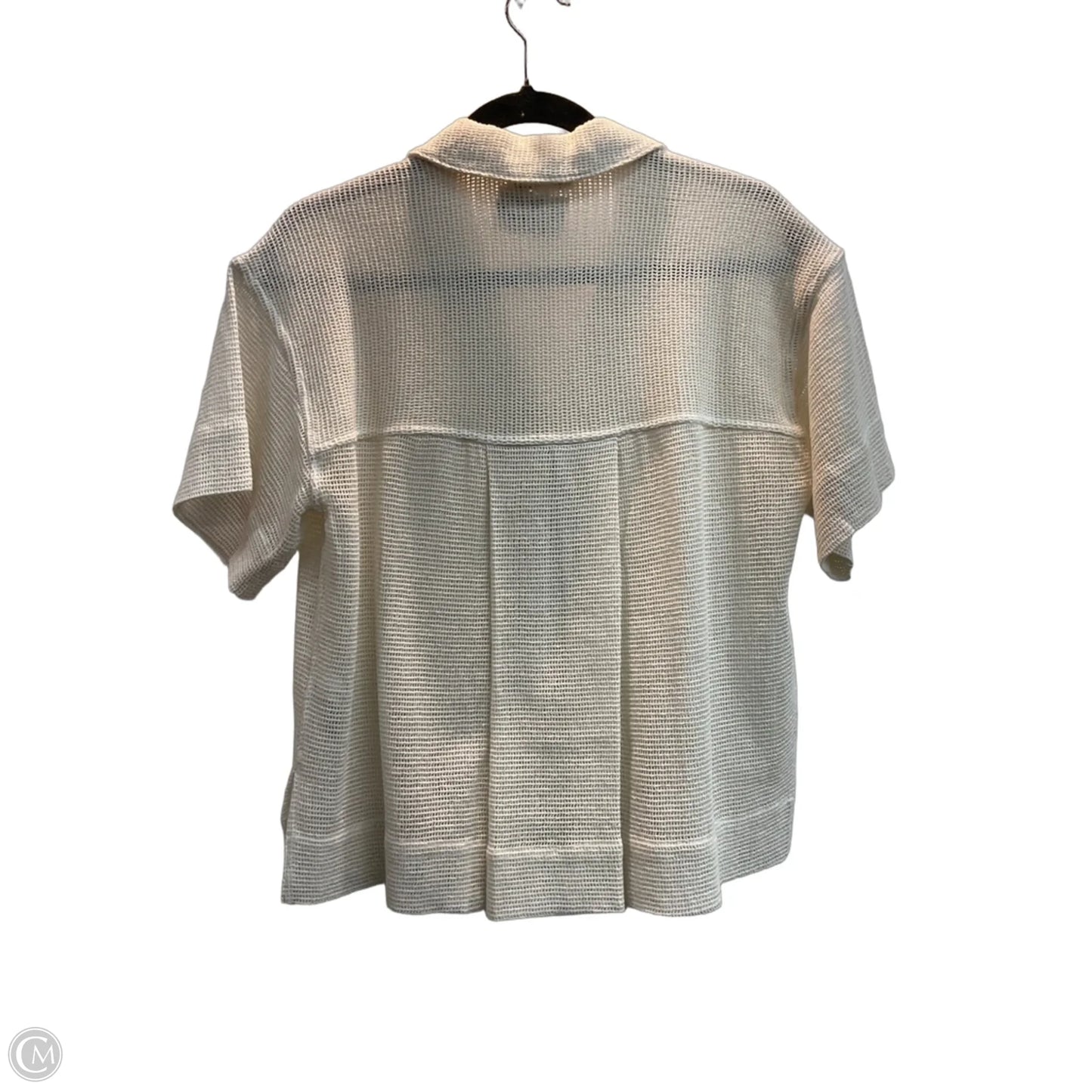 Top Short Sleeve By Madewell In Cream, Size: Xs