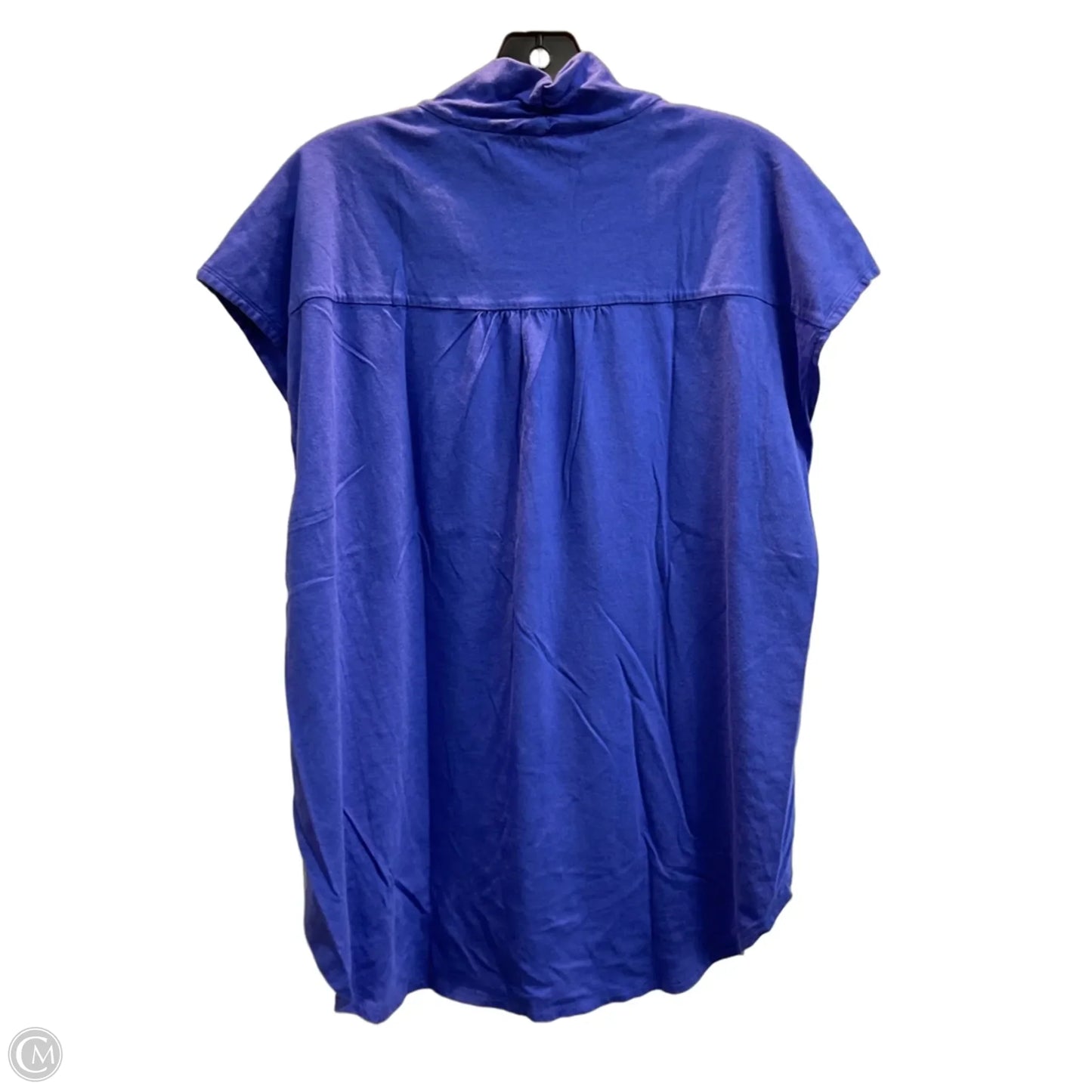 Top Sleeveless By Soft Surroundings In Blue, Size: Xl