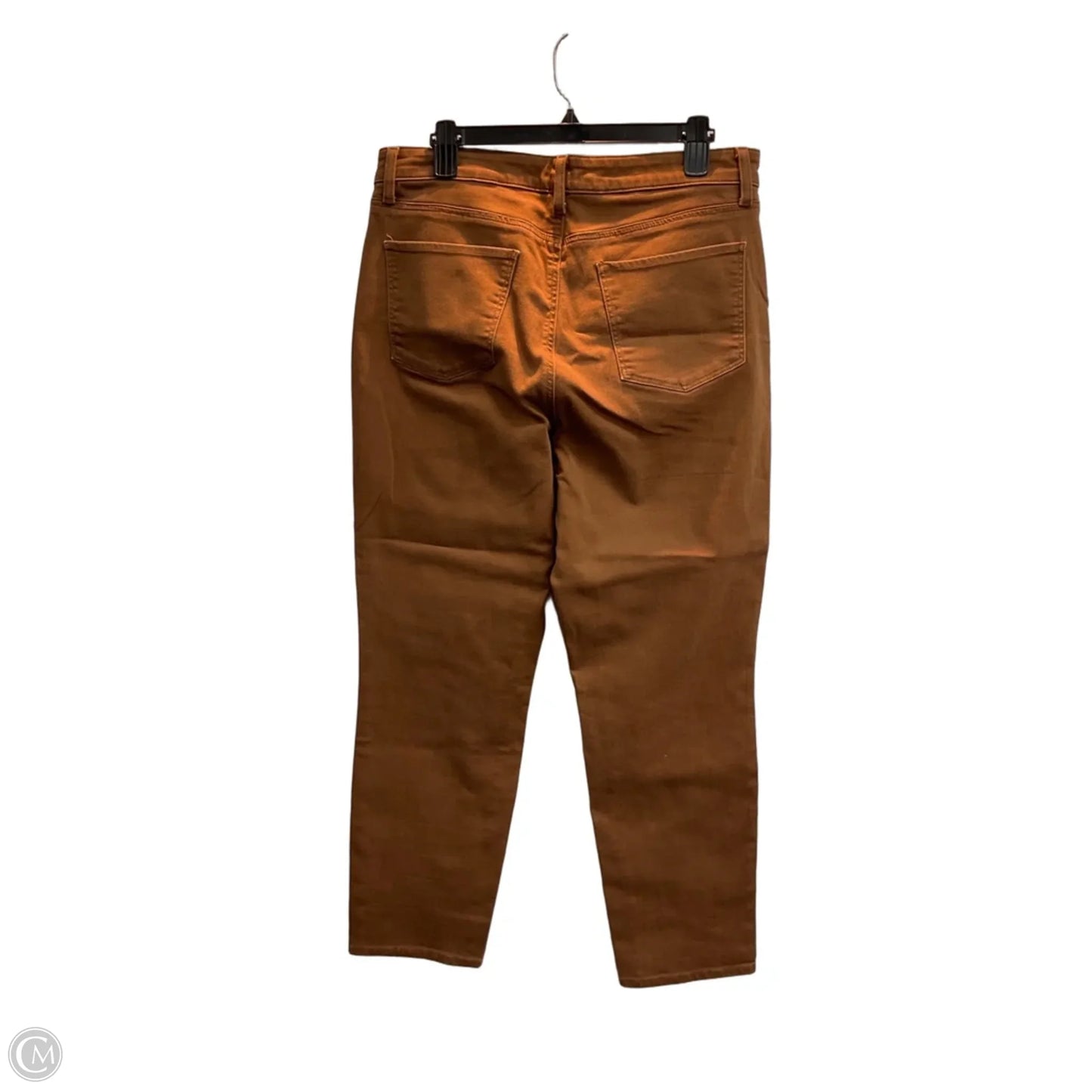 Jeans Straight By Talbots In Brown Denim, Size: 12