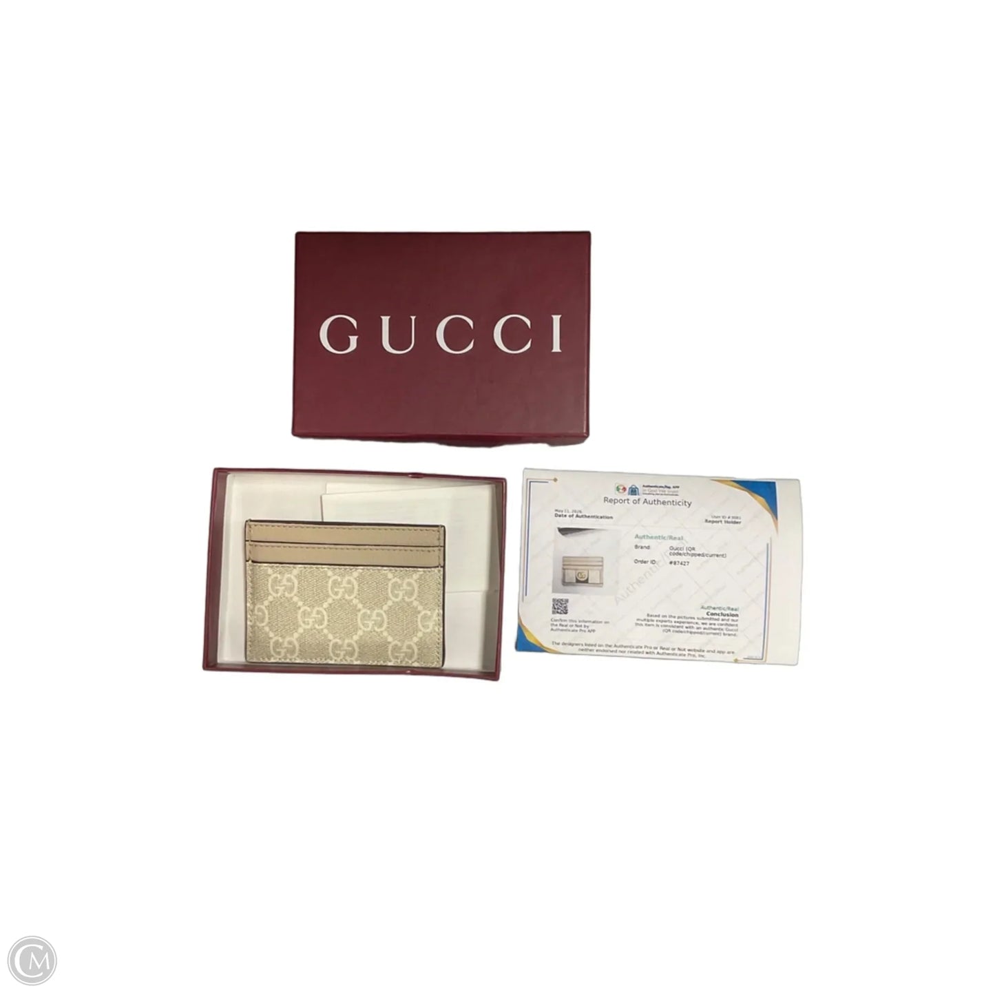 Wallet Luxury Designer By Gucci, Size: Small