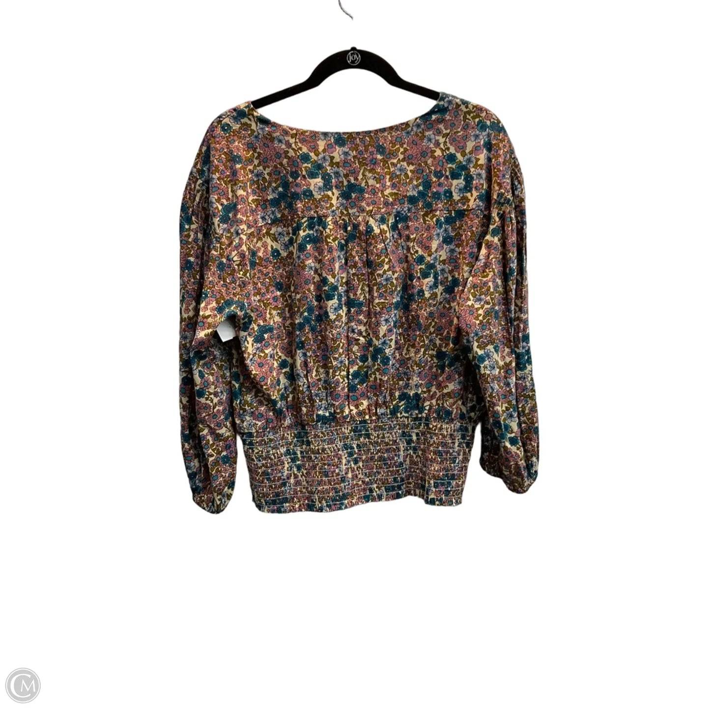 Top Long Sleeve By Maeve In Floral Print, Size: L