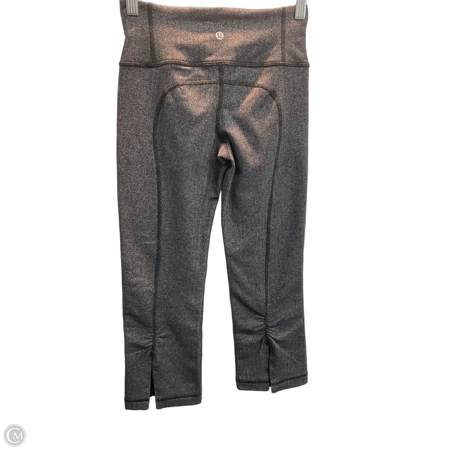 Athletic Capris By Lululemon In Grey, Size: Xs