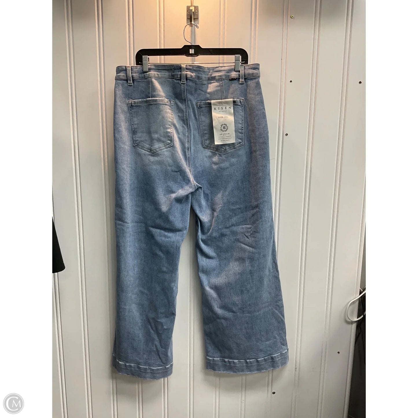 Jeans Wide Leg By Risen In Blue Denim, Size: 24