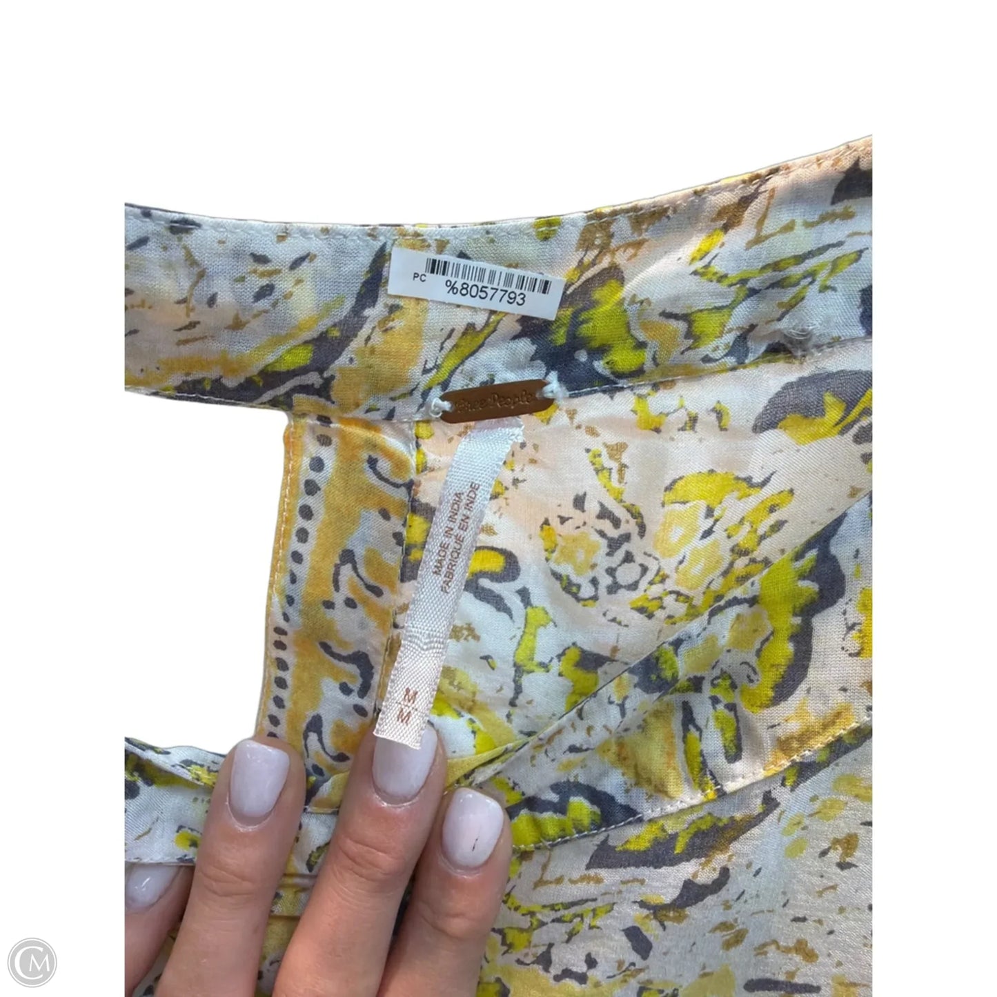 Dress Casual Short By Free People In Yellow, Size: M