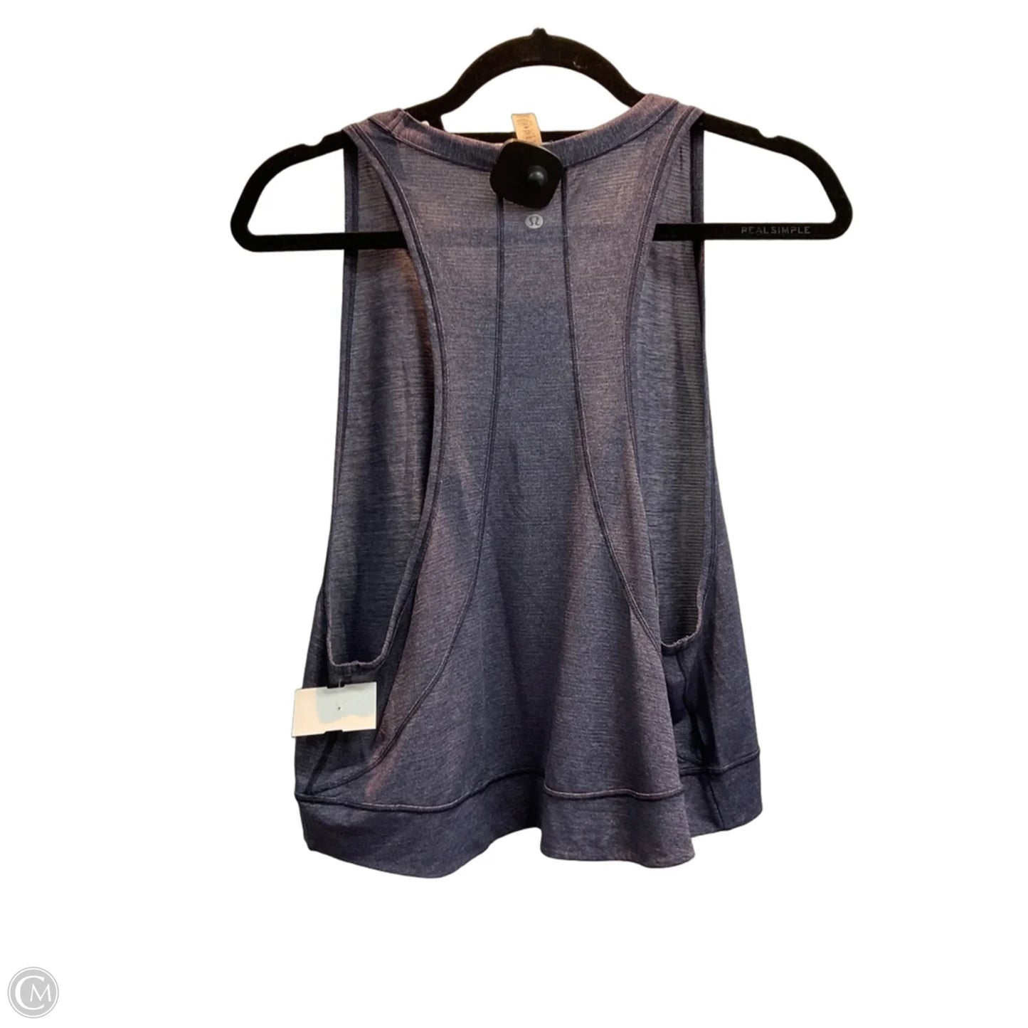 Athletic Tank Top By Lululemon In Blue, Size: S