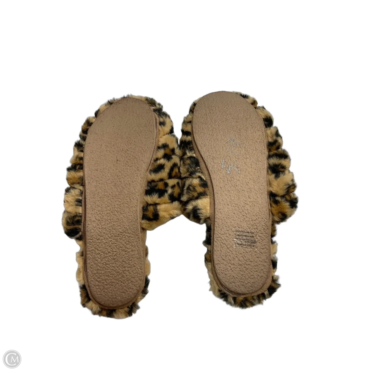 Slippers By Madewell In Leopard Print, Size: 9