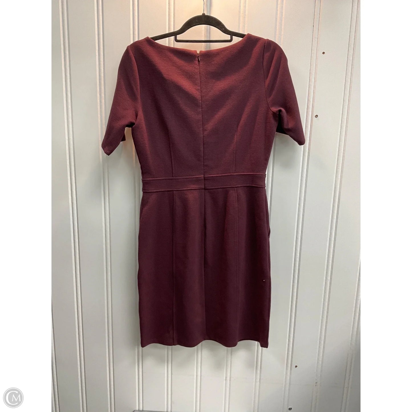 Dress Work By Loft In Maroon, Size: S