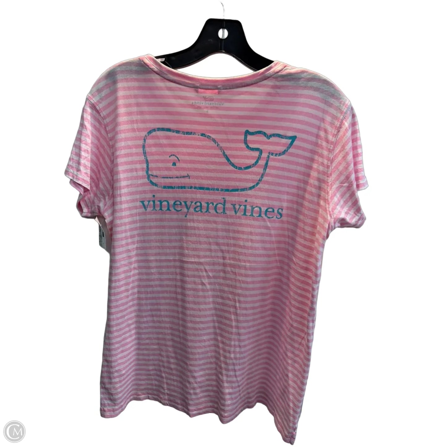 Top Short Sleeve Basic By Vineyard Vines In Striped Pattern, Size: S