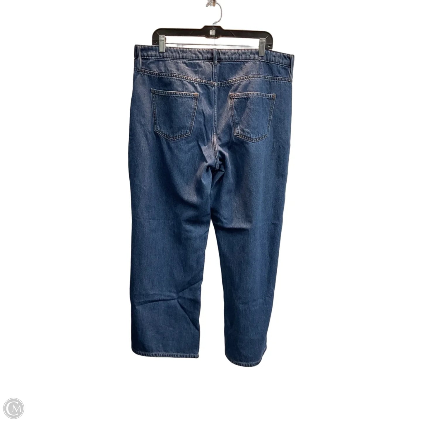 Jeans Wide Leg By Buffalo David Bitton In Blue Denim, Size: 14