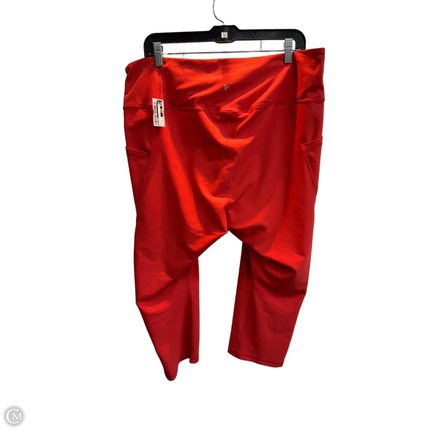 Athletic Capris By Old Navy In Red, Size: Xxl