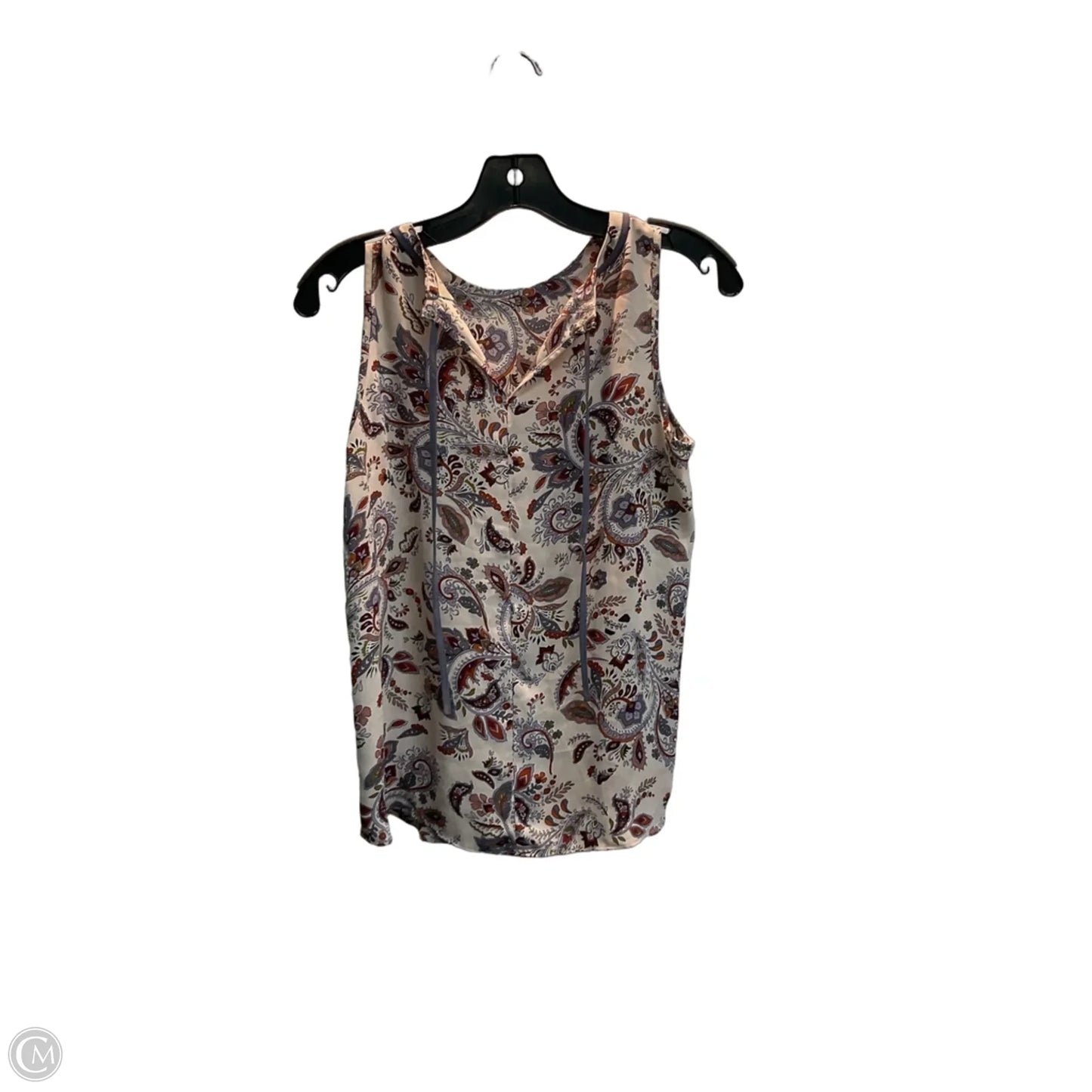 Top Sleeveless By Loft In Paisley Print, Size: Xsp