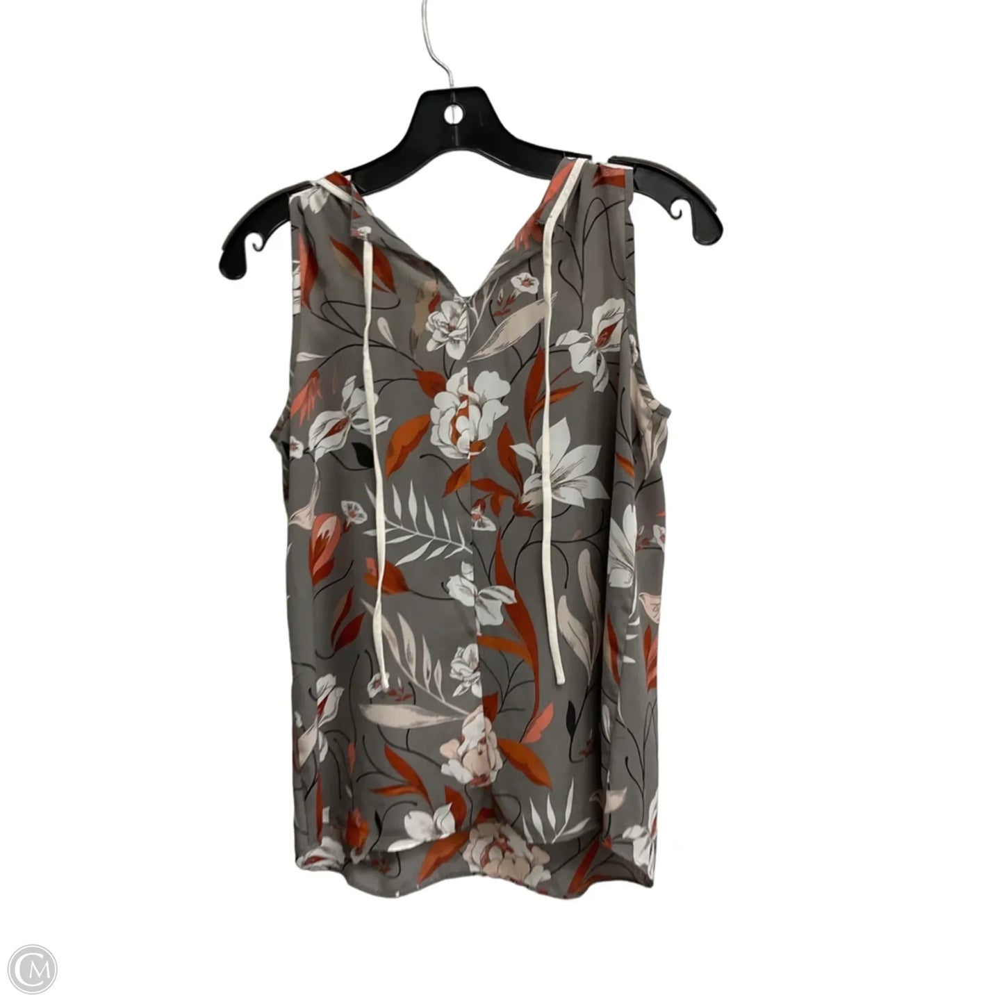 Top Sleeveless By Loft In Grey, Size: Xsp