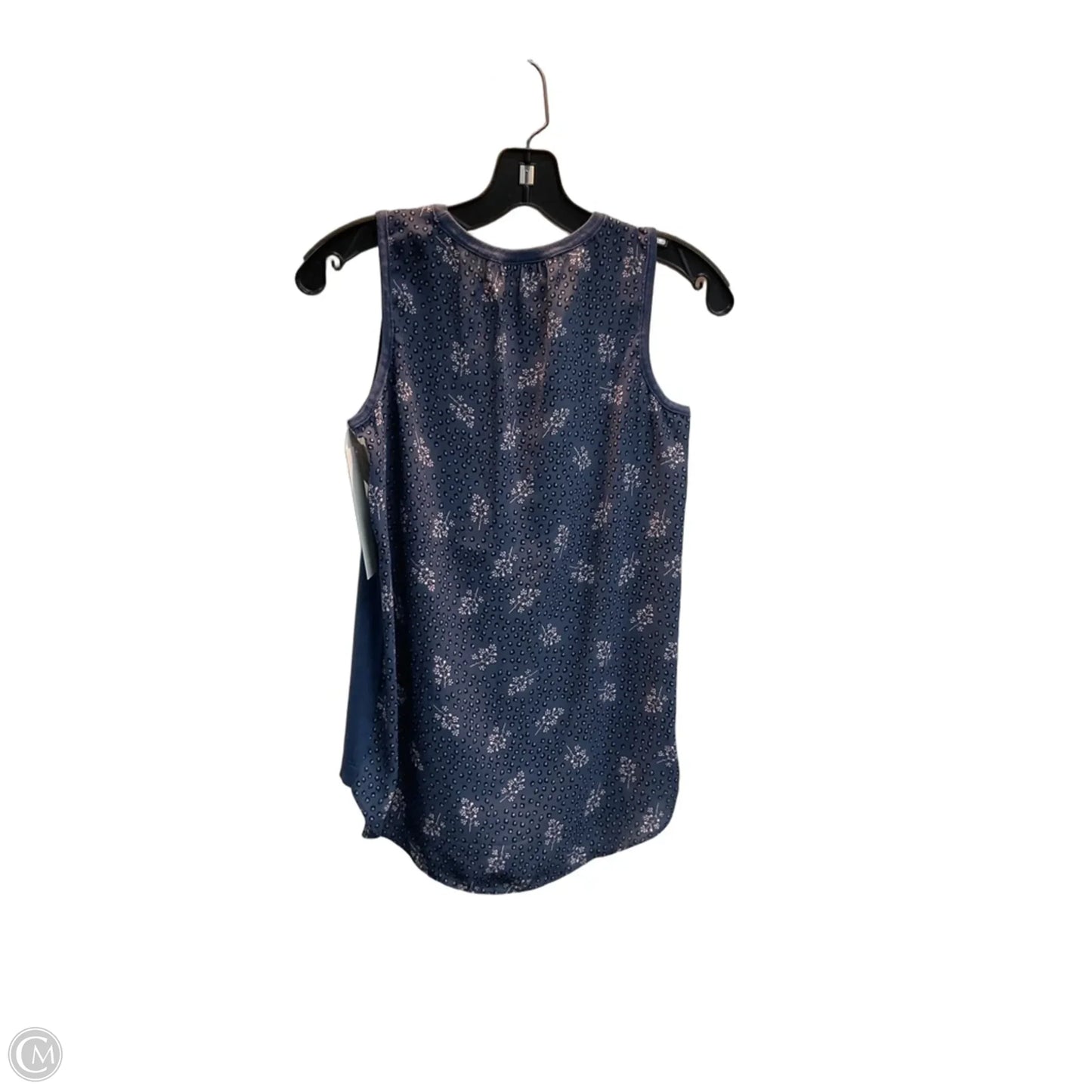 Top Sleeveless By Loft In Blue, Size: Xsp