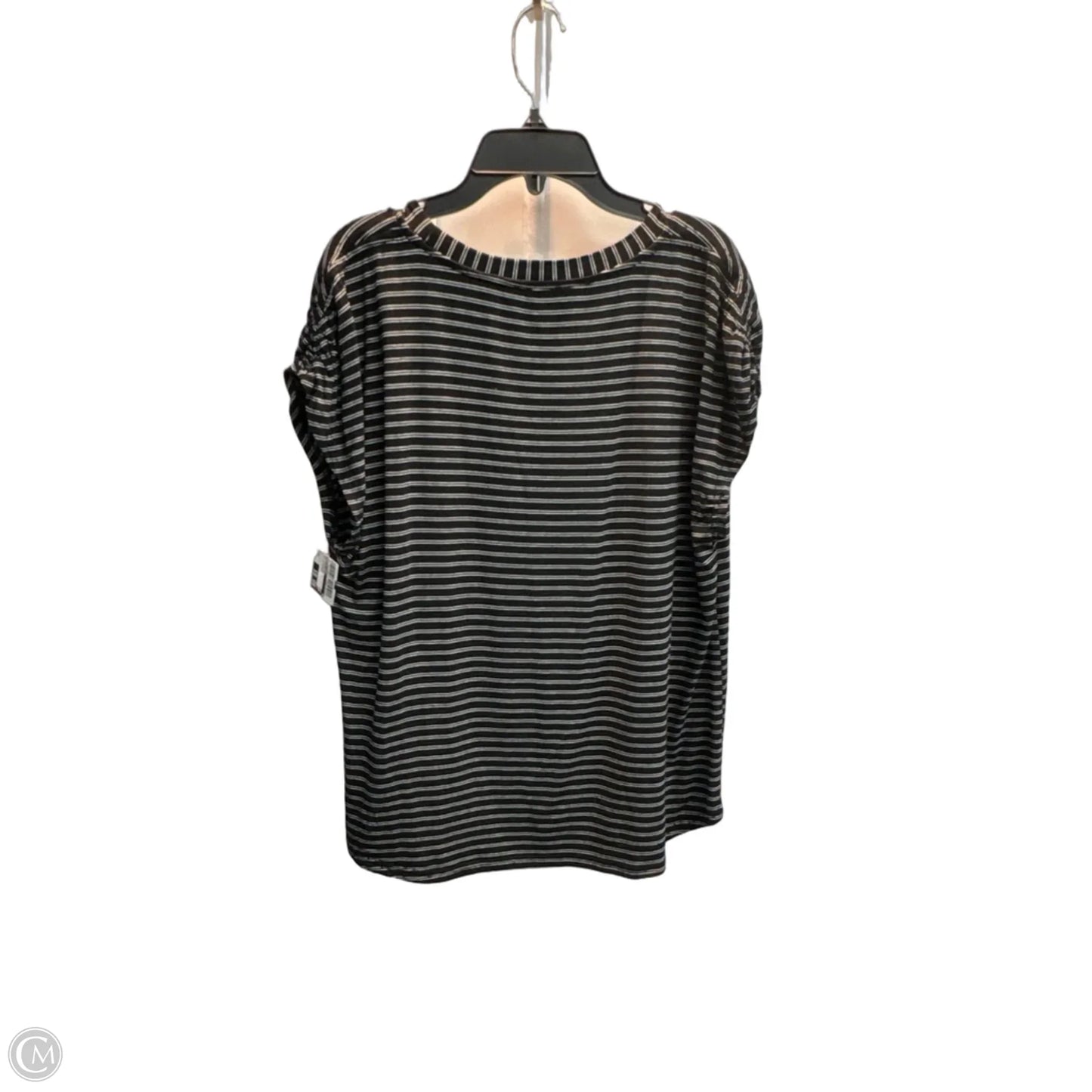 Top Sleeveless By Modern Works In Striped Pattern, Size: M