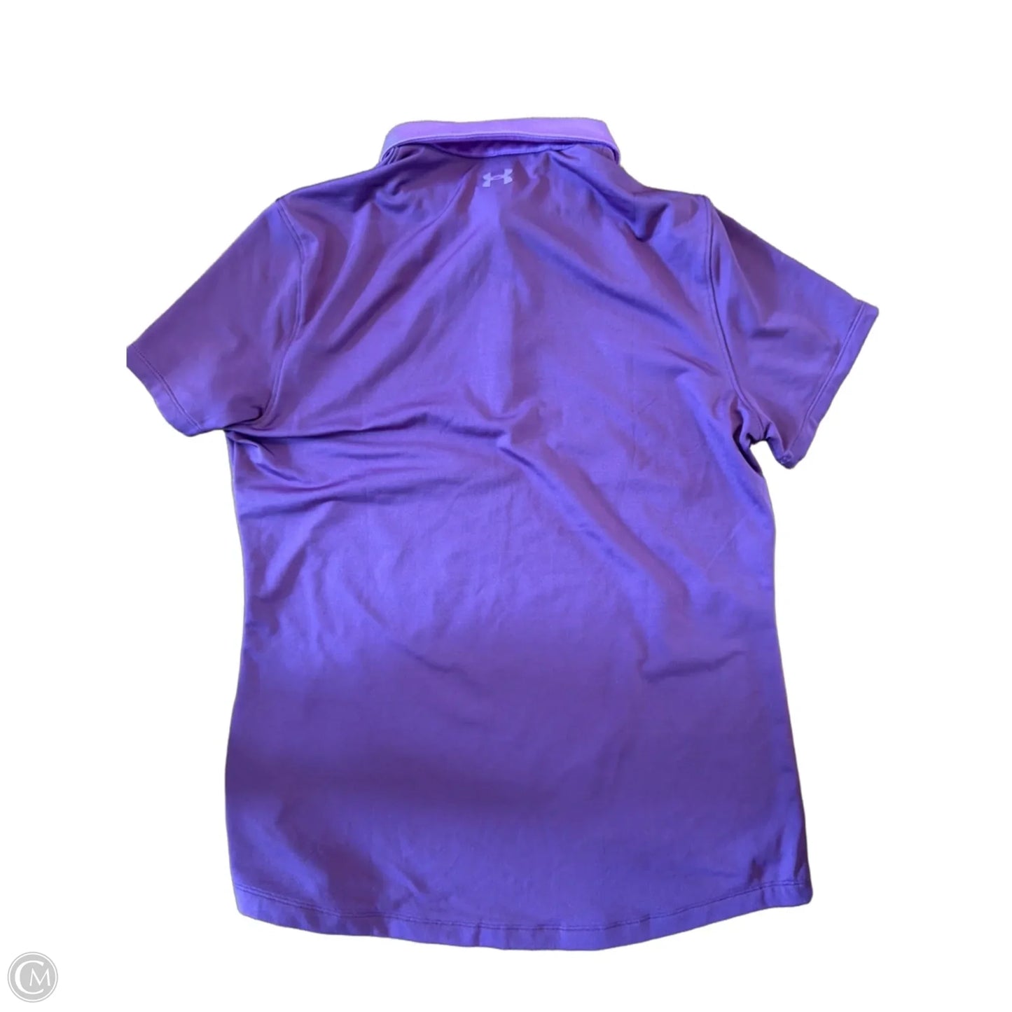 Top Short Sleeve By Under Armour In Purple, Size: M